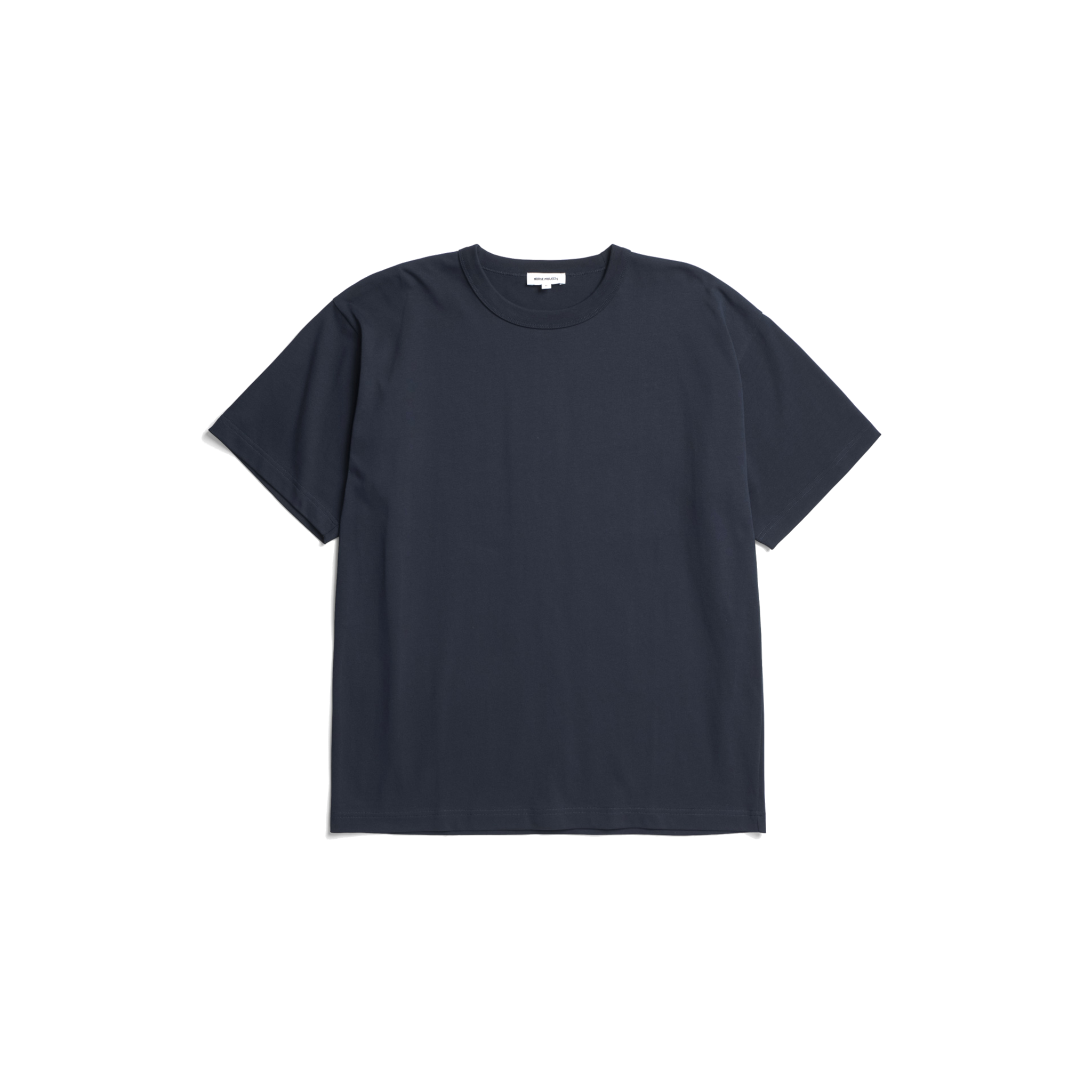 Simon Organic Arch Print T-Shirt - Dark Navy-Norse Projects-W2 Store