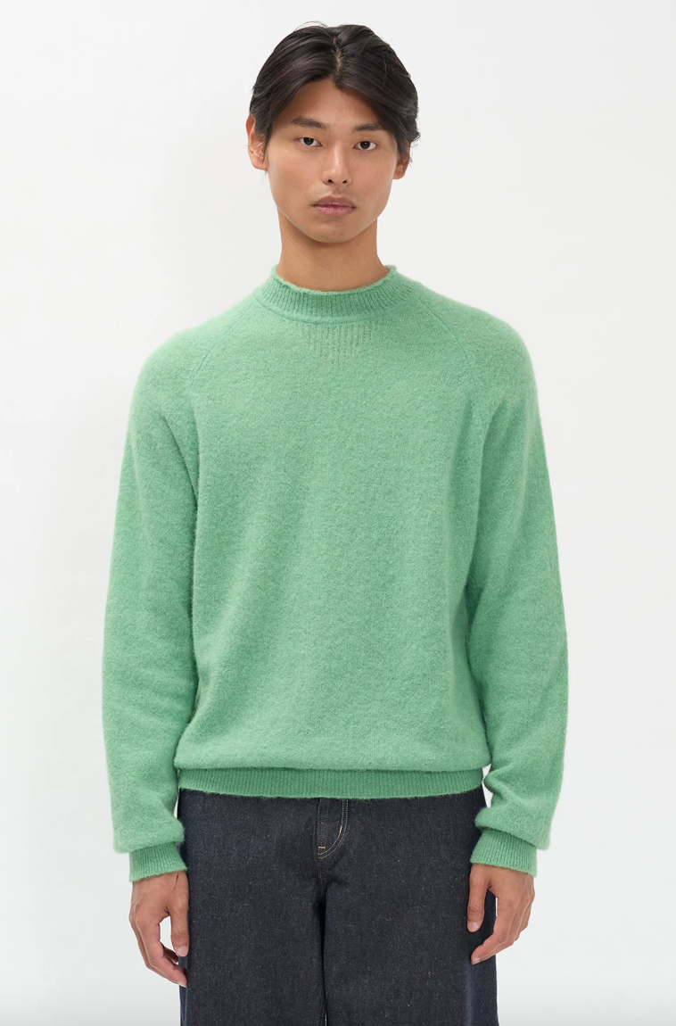 Skogafoss Baby Alpaca Sweater - Peapod-Norse Projects-W2 Store
