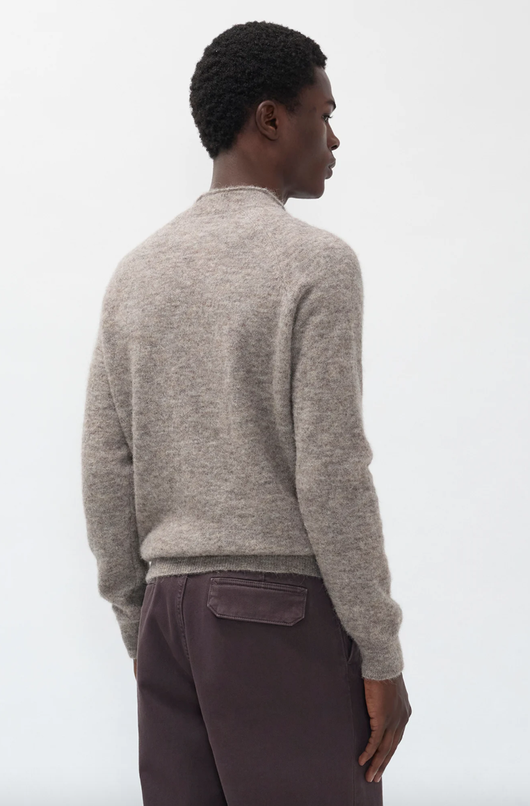 Skogafoss Baby Alpaca Sweater - Walnut-Norse Projects-W2 Store