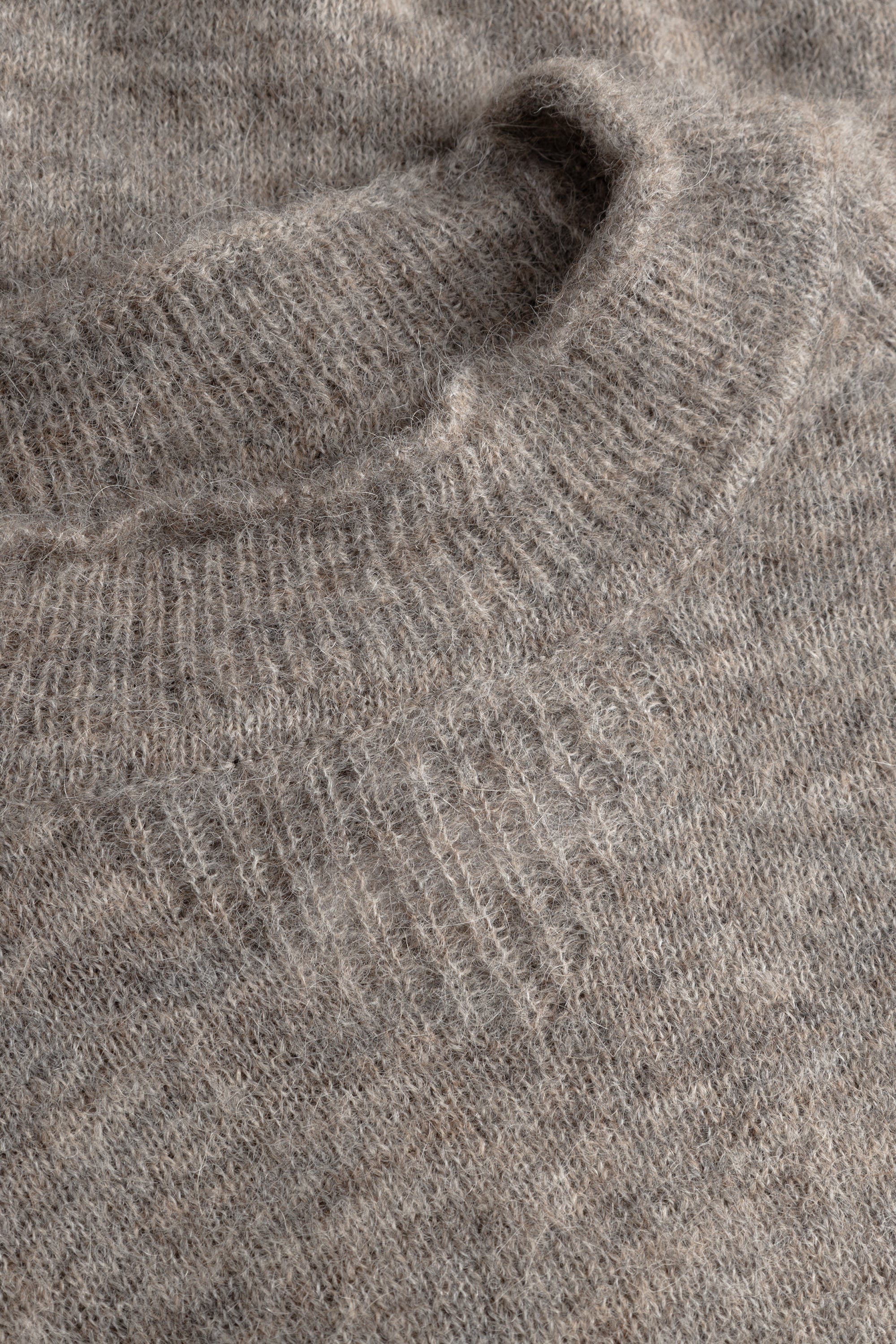 Skogafoss Baby Alpaca Sweater - Walnut-Norse Projects-W2 Store
