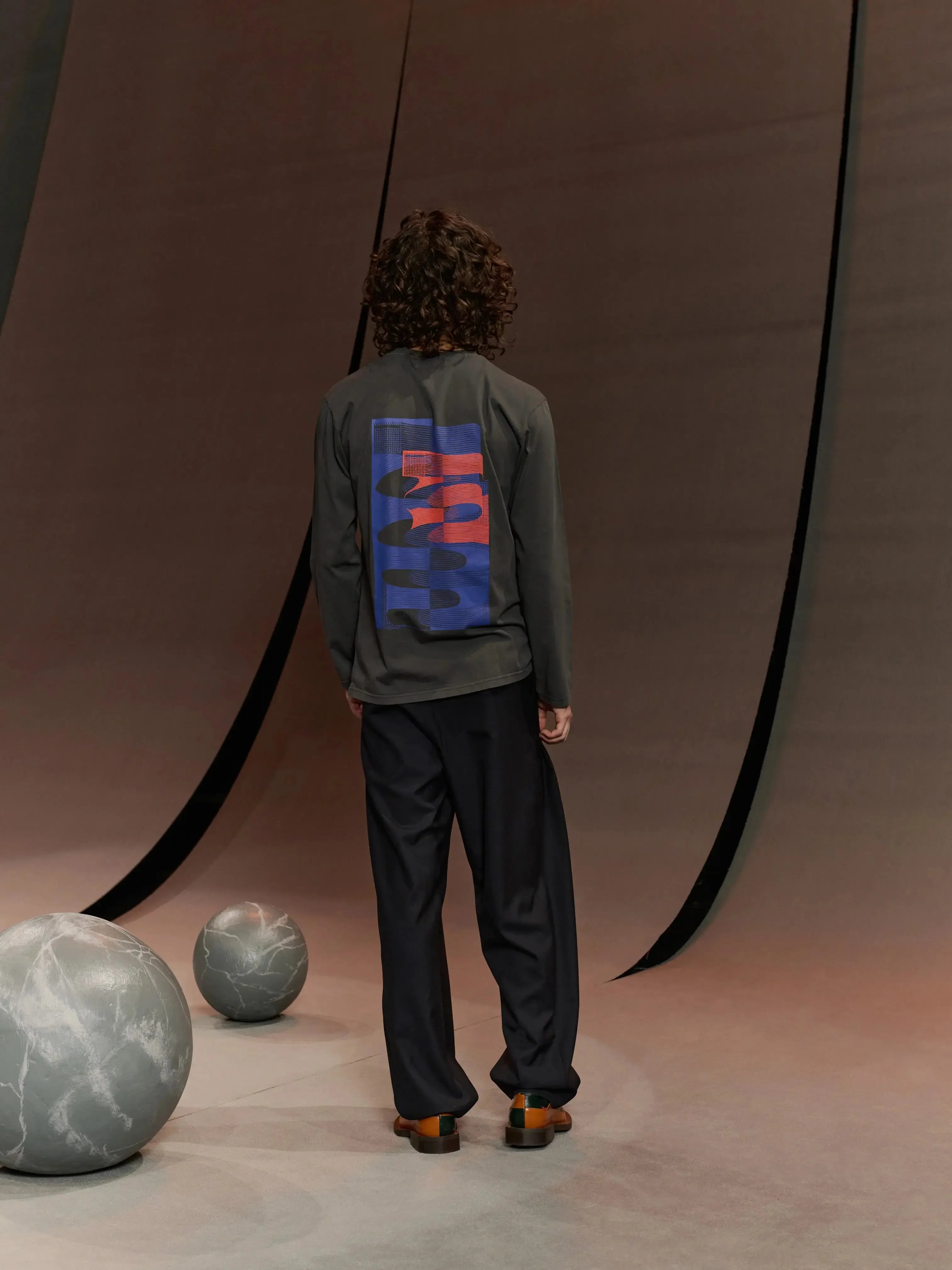 Slopes Longsleeve - Dark Shadow-Henrik Vibskov-W2 Store
