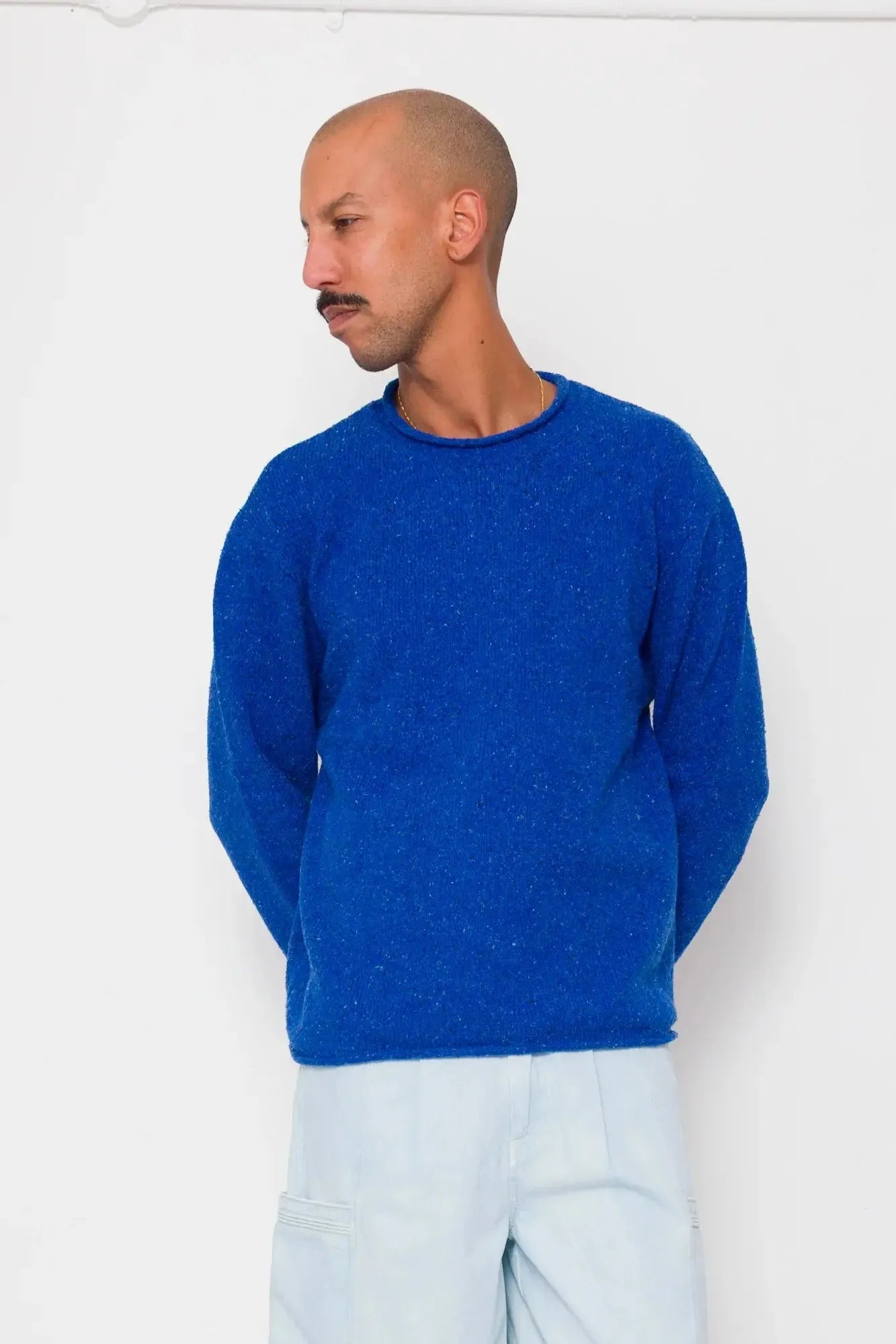 Slouch Crew - Bright Blue-Folk-W2 Store