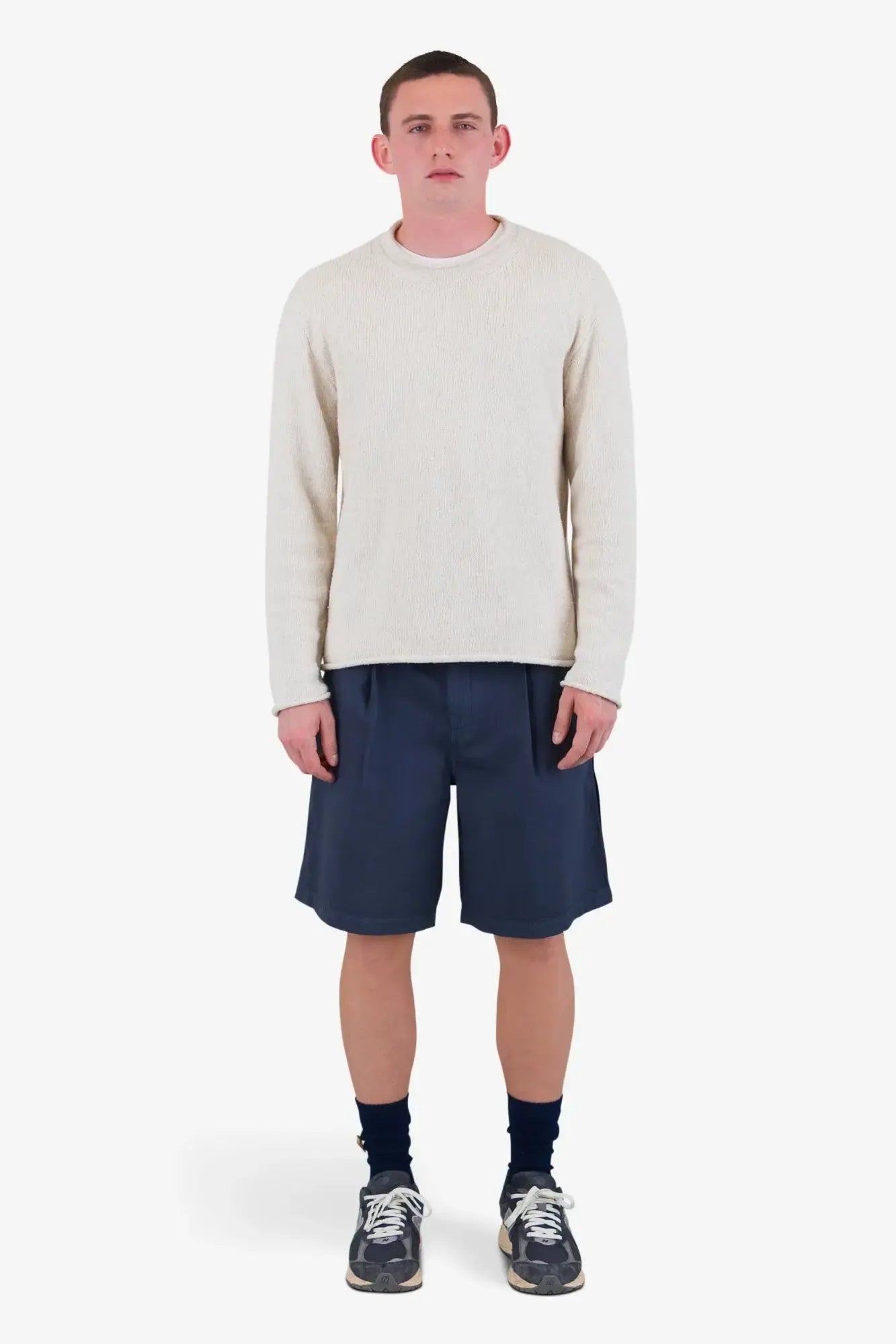 Slouch Crew - Ecru-Folk-W2 Store