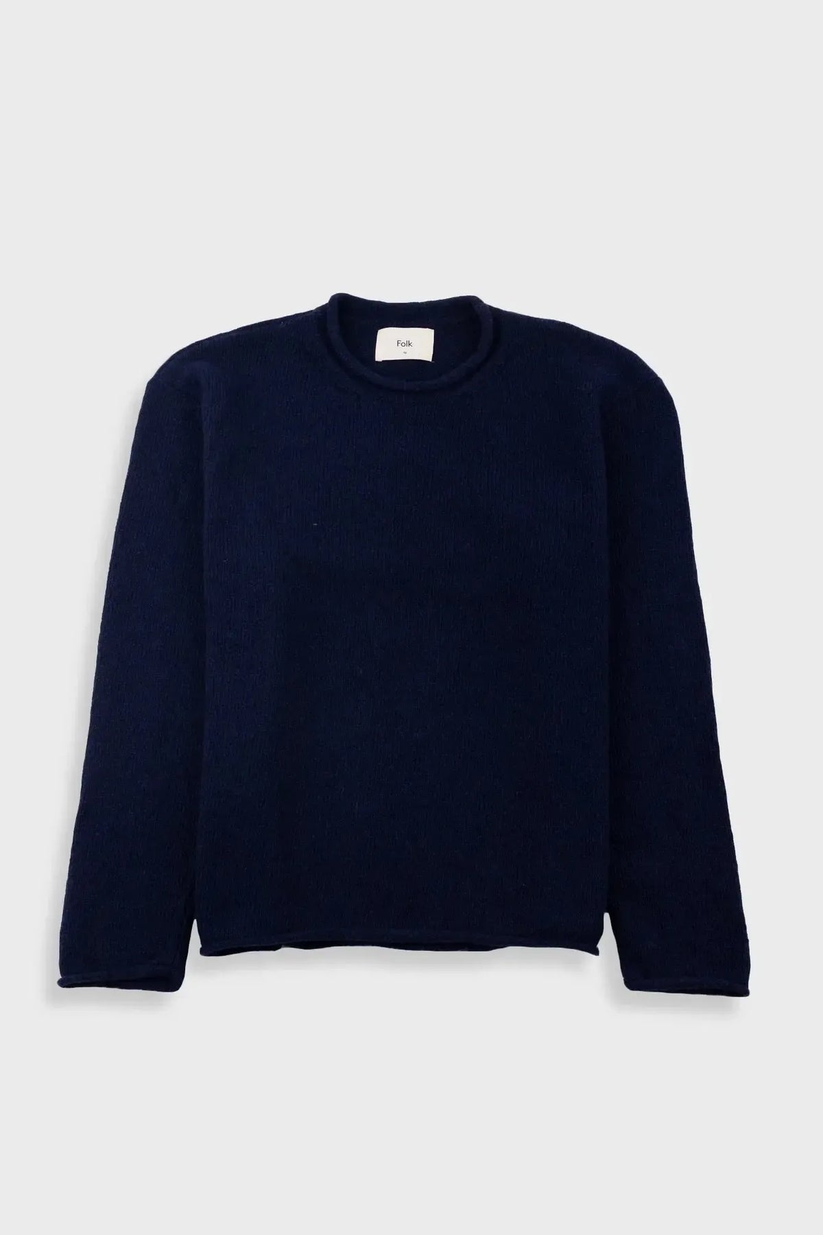 Slouch Crew - Navy Olive Cast Intarsia-Folk-W2 Store
