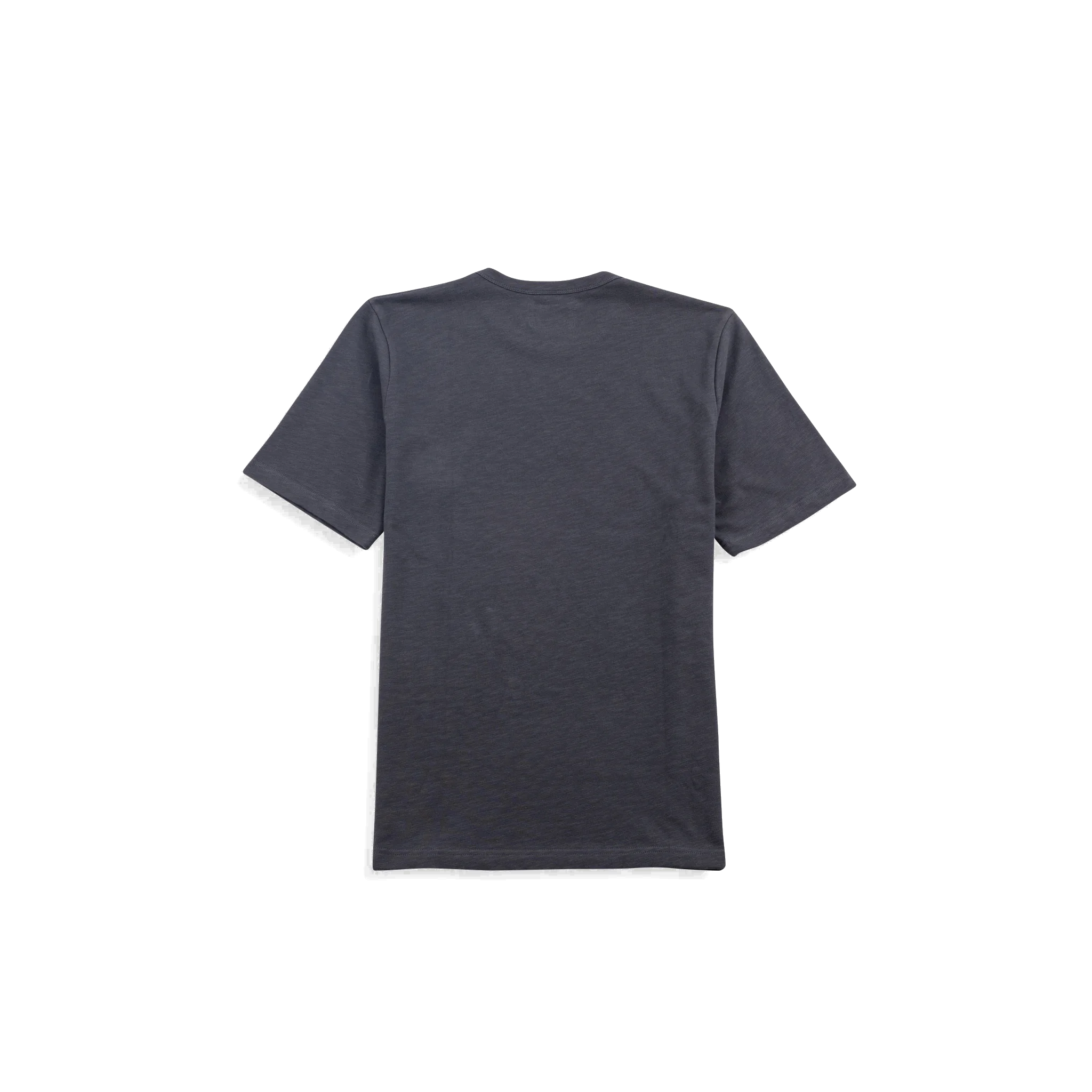 Slub Embroidered T-Shirt - Soft Black-Folk-W2 Store