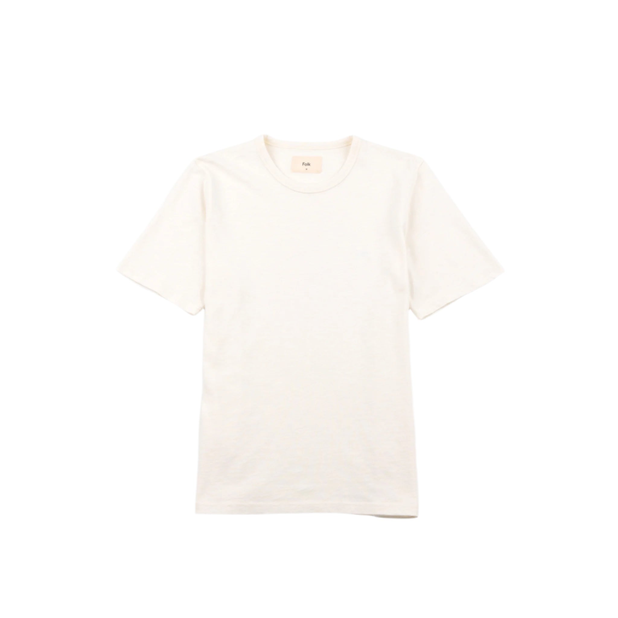 Slub T-Shirt - Ecru / Off White-Folk-W2 Store