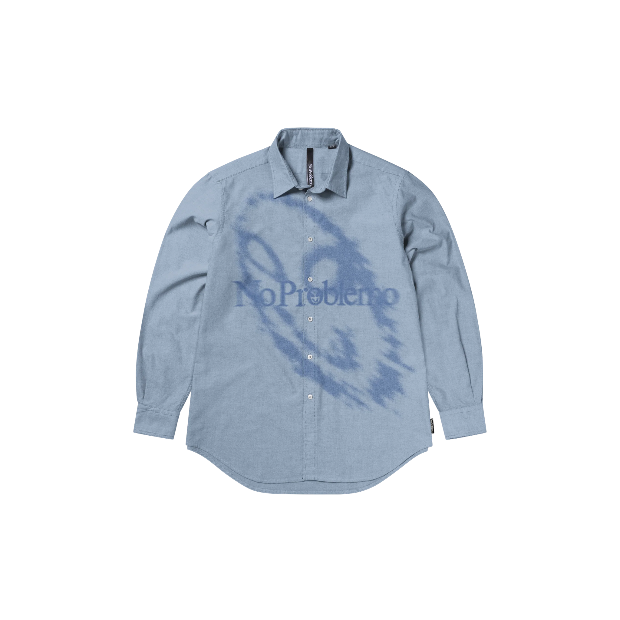 Smile Away Long Sleeve Shirt - Blue-No Problemo-W2 Store