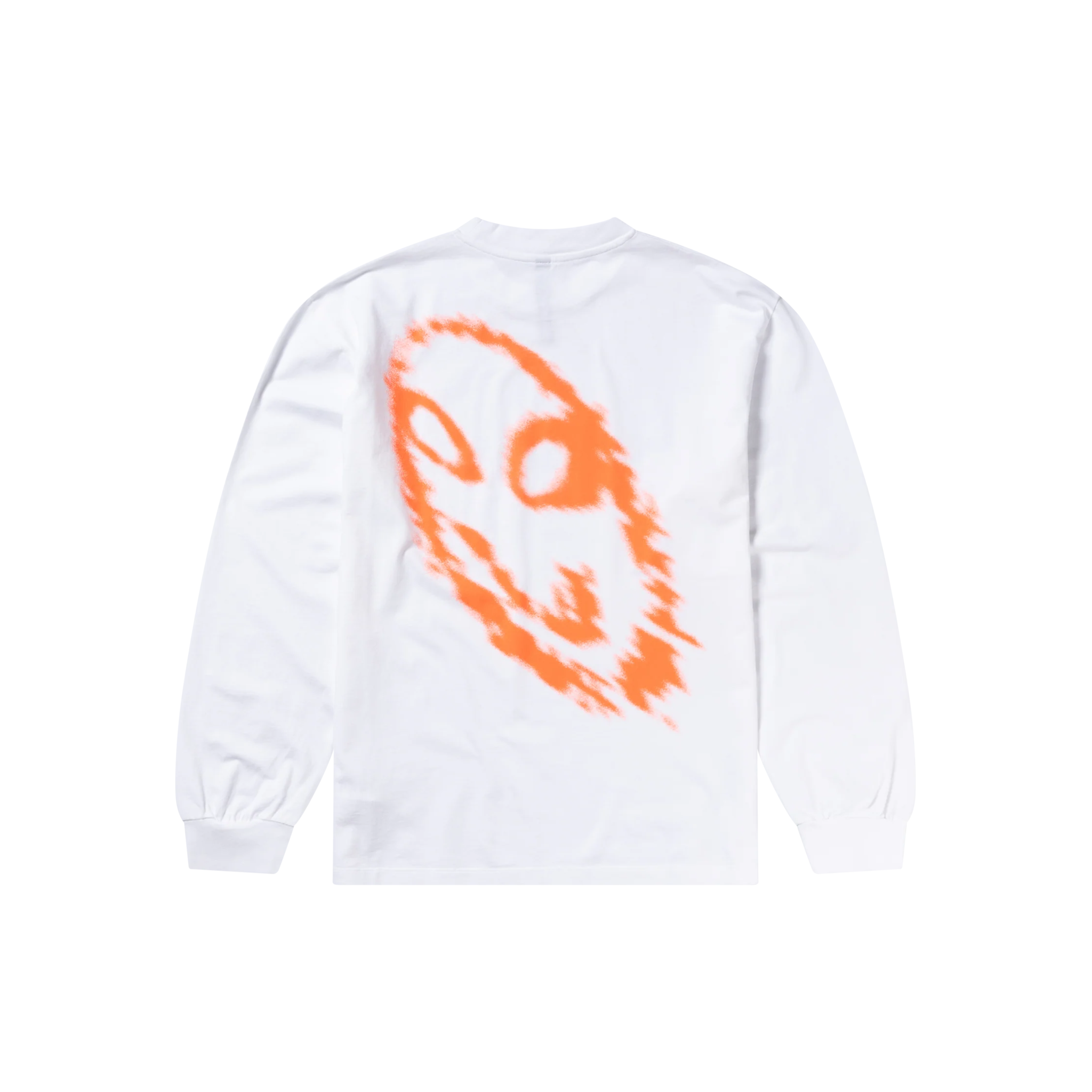 Smile Away Long Sleeve Tee - White-No Problemo-W2 Store