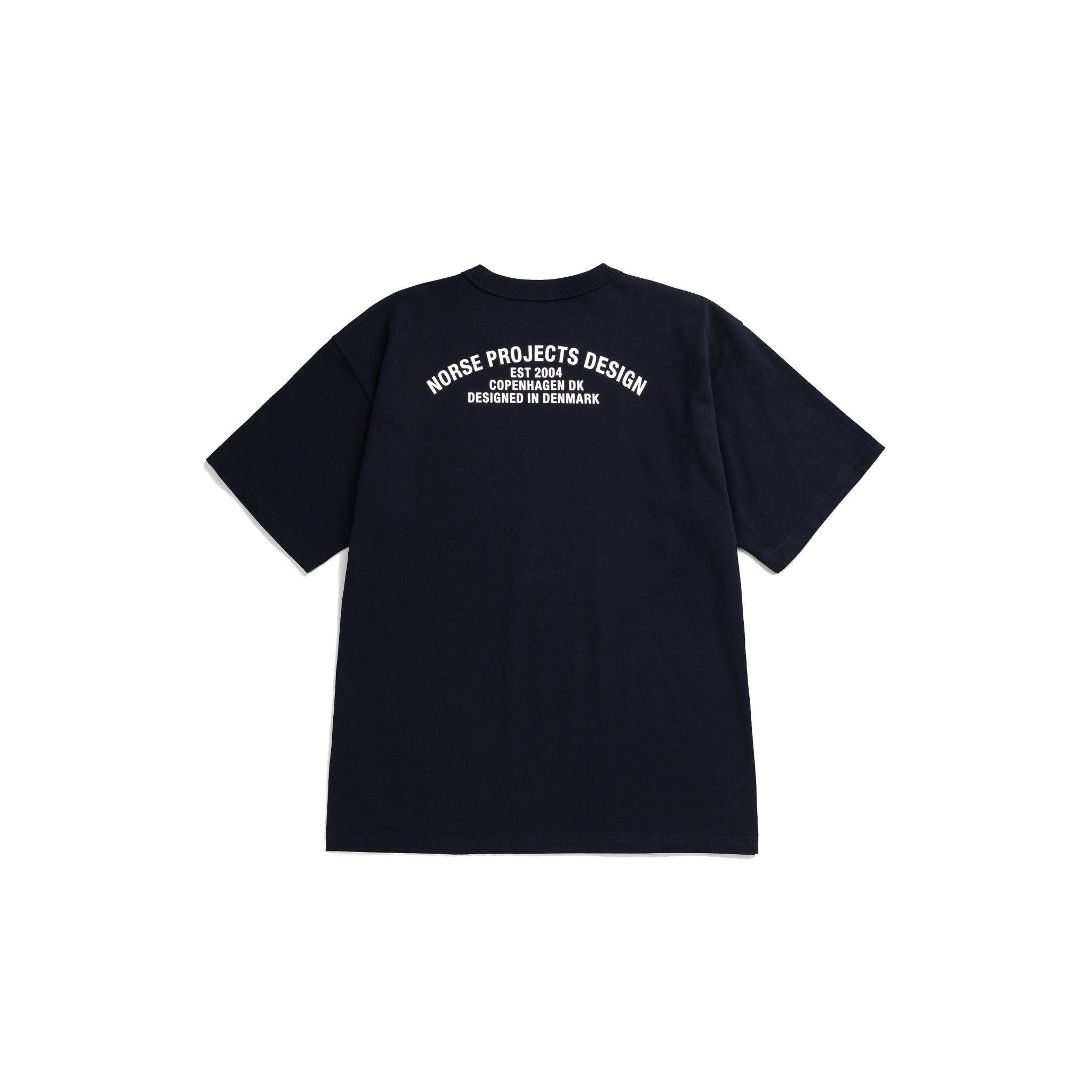 Snekkersten Organic Arch Print T-Shirt - Dark Navy-Norse Projects-W2 Store
