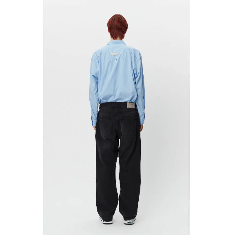 Straight Cut Jeans - Faded Black-mfpen-W2 Store