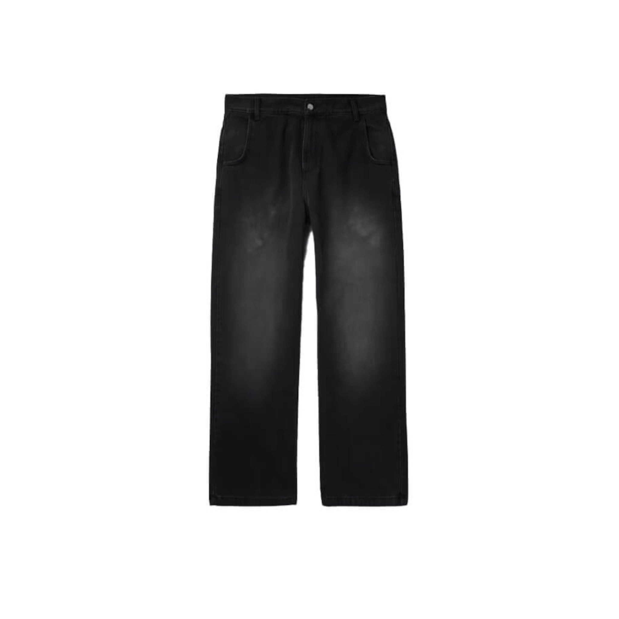 Straight Cut Jeans - Faded Black-mfpen-W2 Store