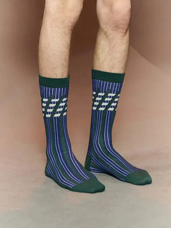 Stripes Socks Homme - Stripes Green-Henrik Vibskov-W2 Store