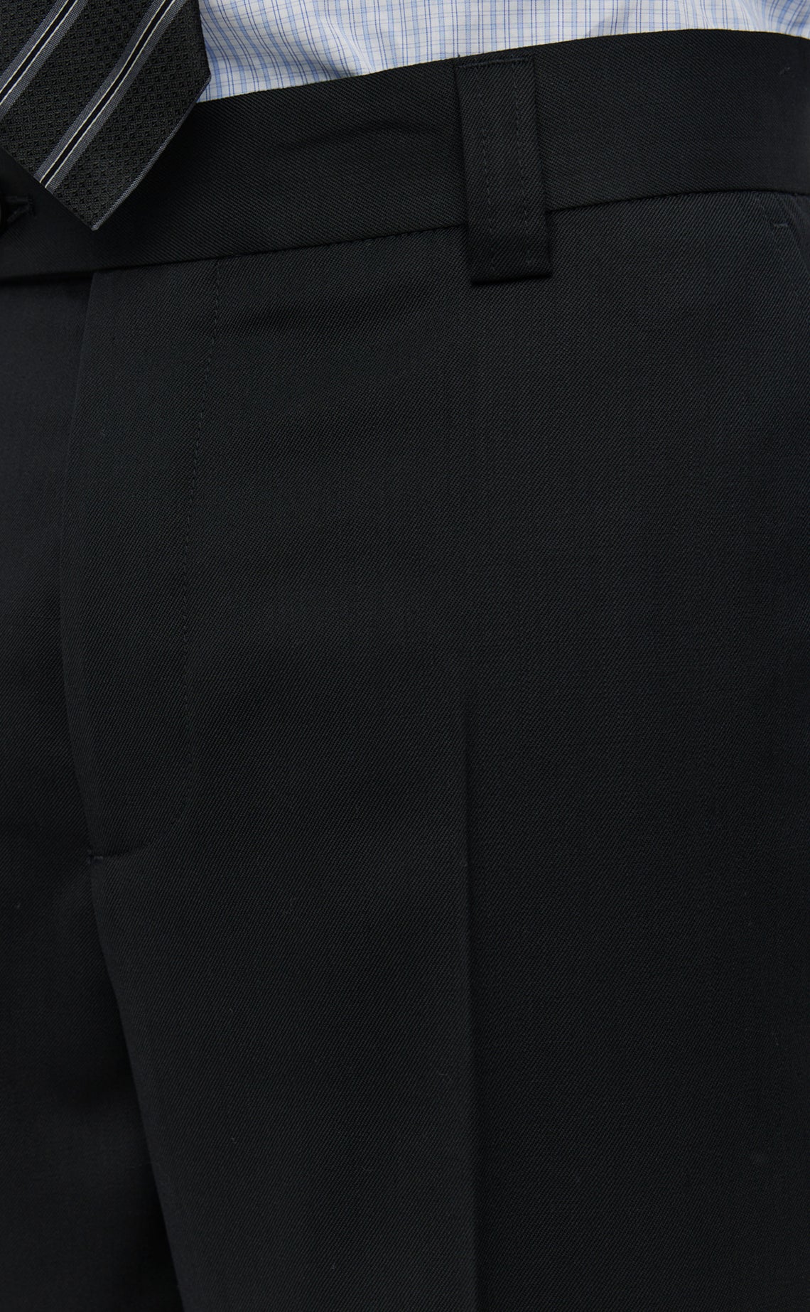 Study Trousers - Black Wool-mfpen-W2 Store