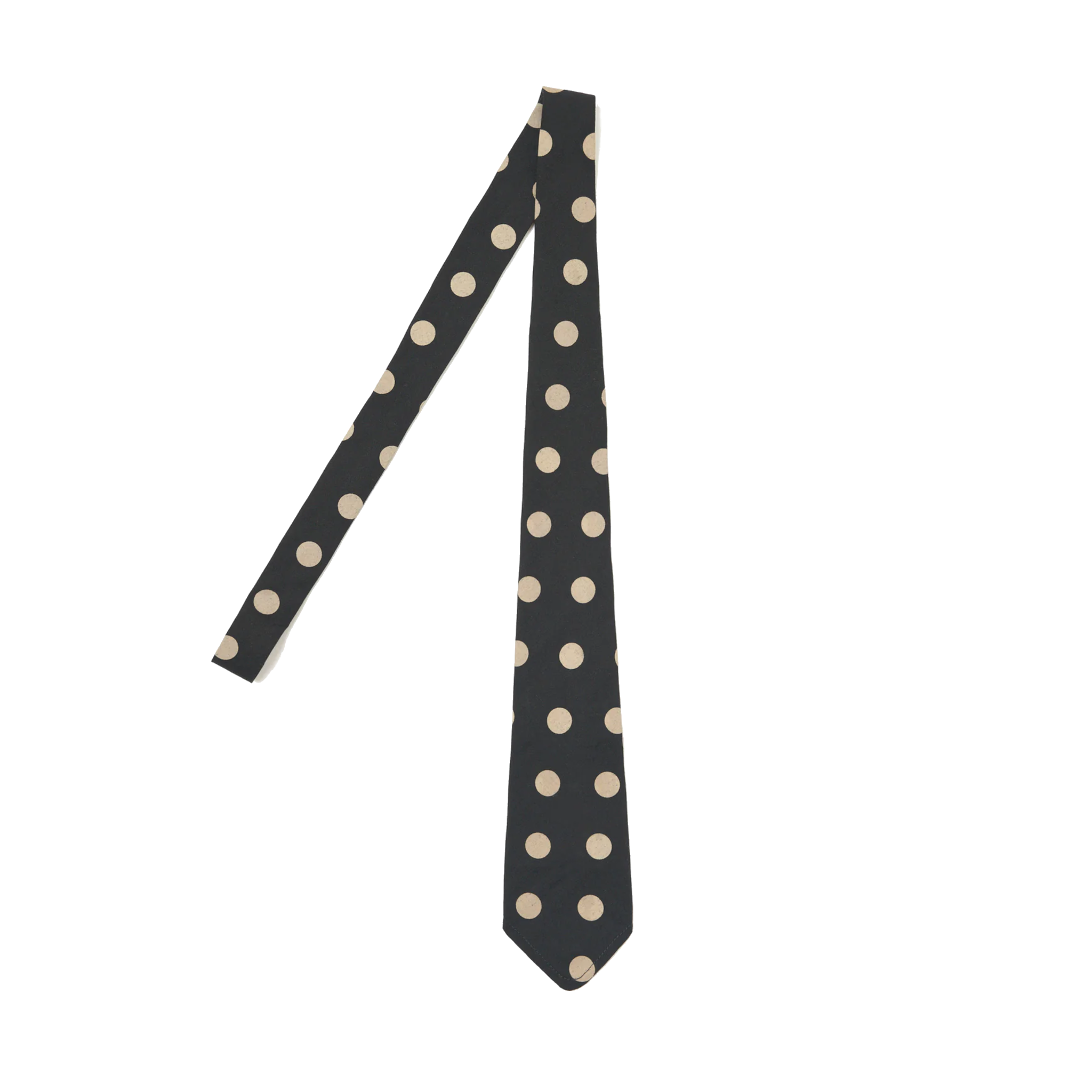 Tie Bold Dot Print Rayon - Black-Universal Works-W2 Store