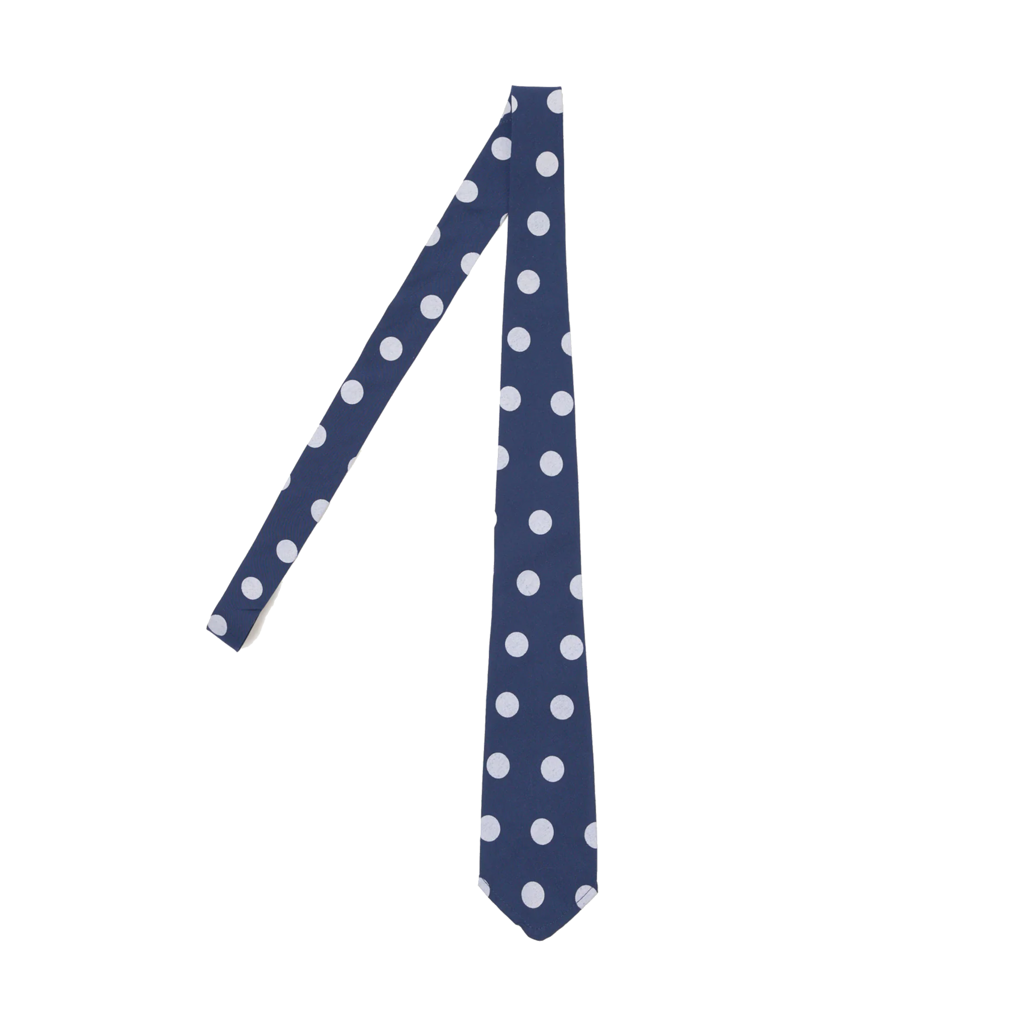 Tie Bold Dot Print Rayon - Navy-Universal Works-W2 Store