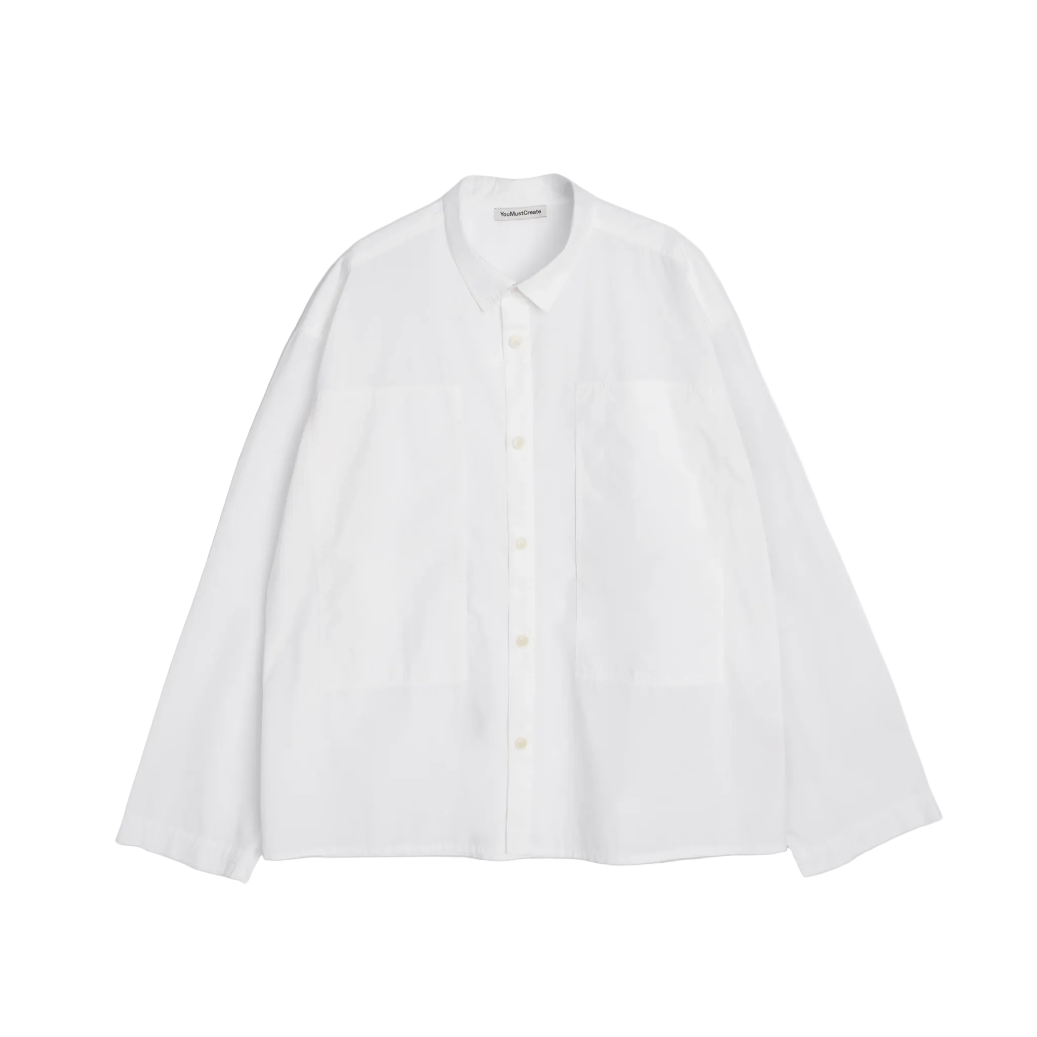 Trapper Shirt - White-YMC-W2 Store