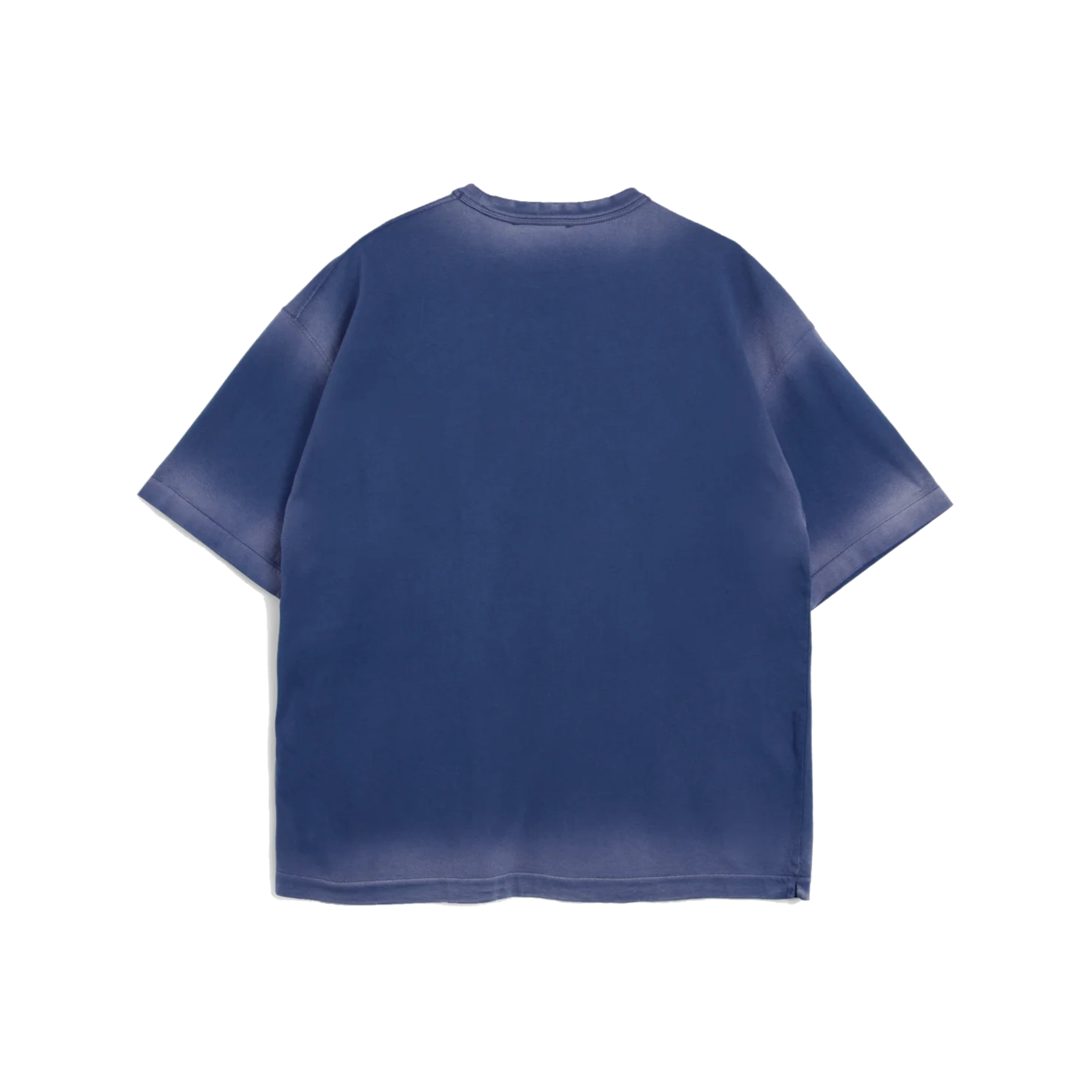 Triple Pocket T Shirt Garment Dye & Localised Spray - Blue-YMC-W2 Store