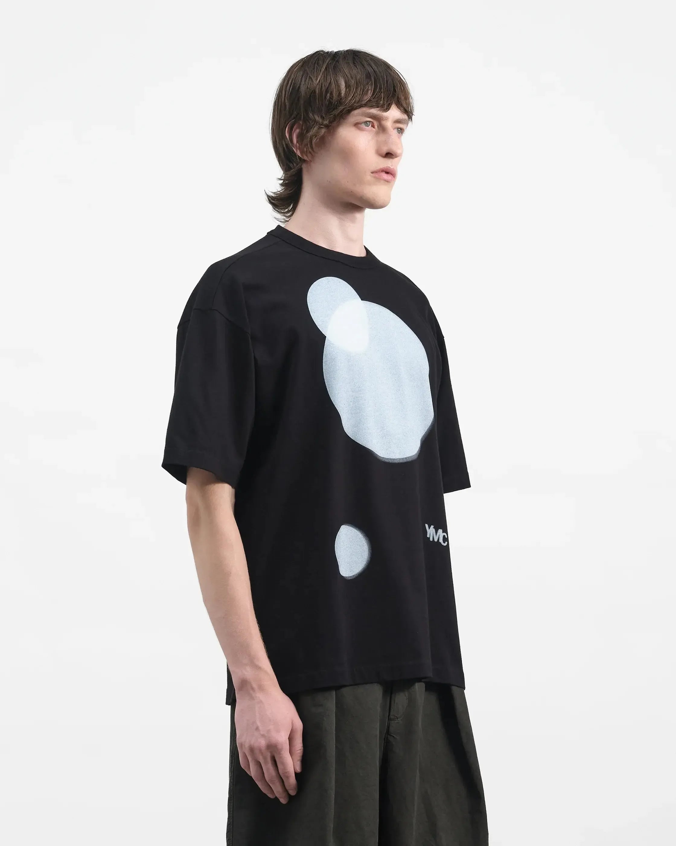 Triple T Shirt Death Star Print - Black-YMC-W2 Store