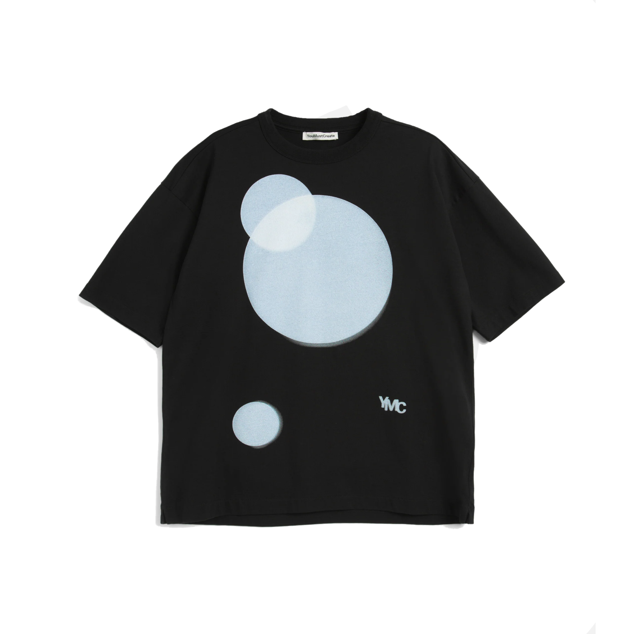 Triple T Shirt Death Star Print - Black-YMC-W2 Store