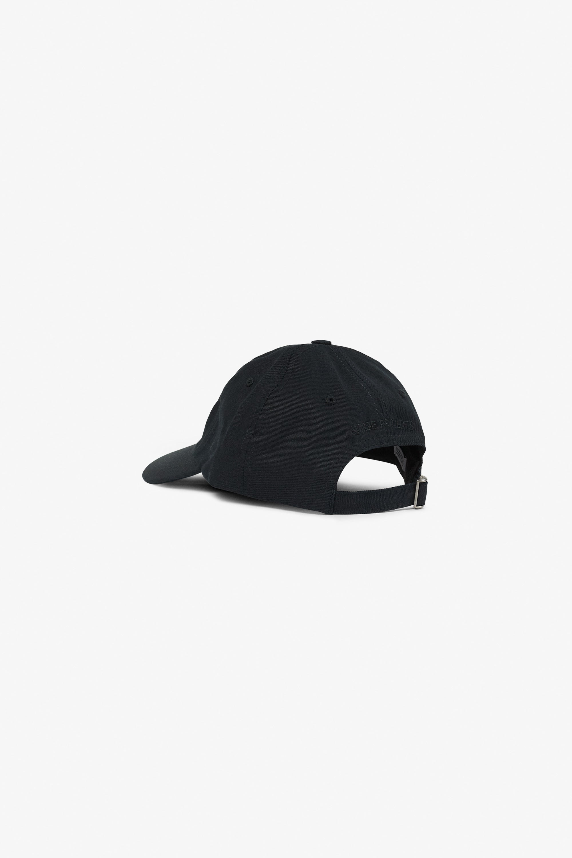 Twill Sports Cap - Black-Norse Projects-W2 Store