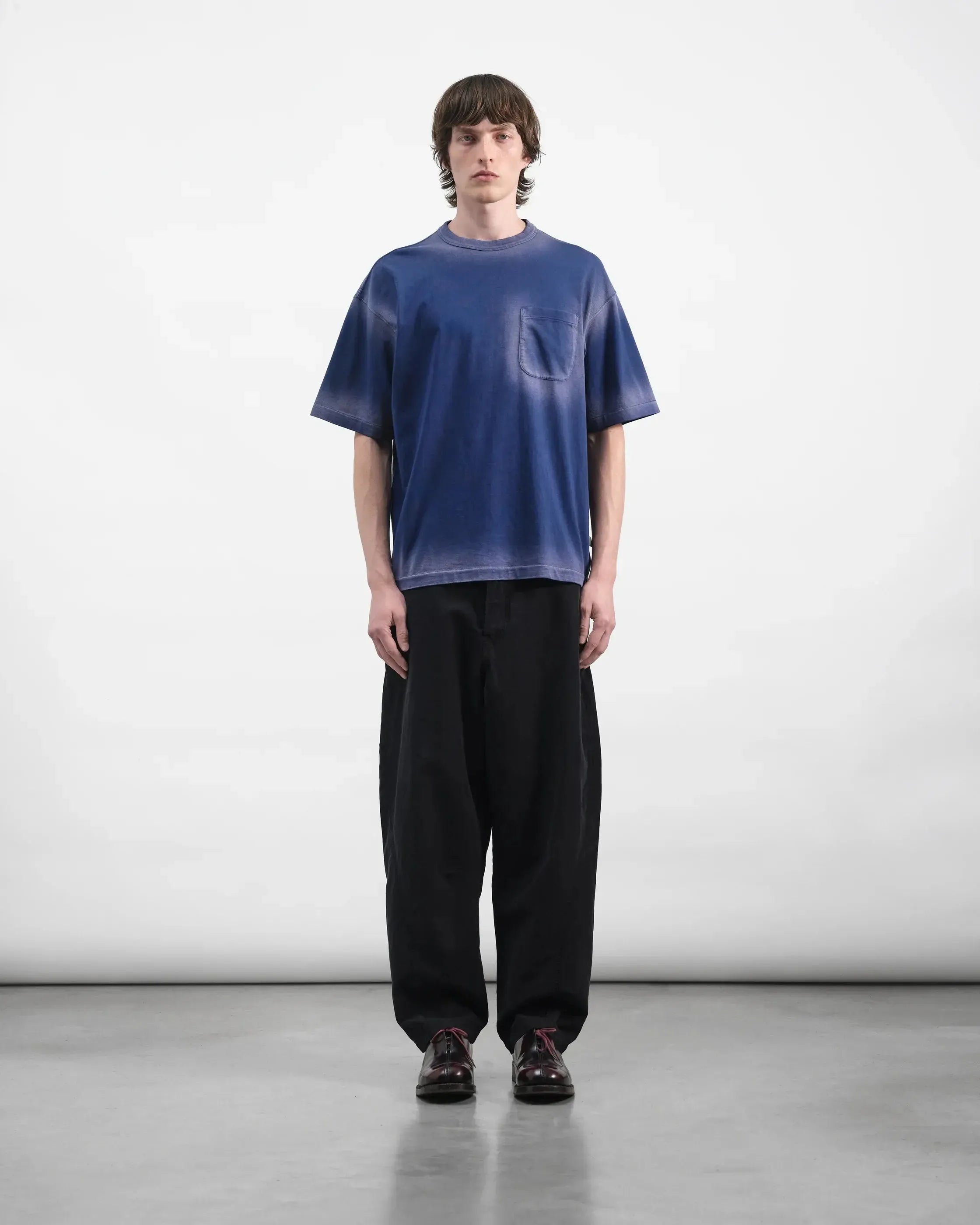 Twisted Seam Jean Gmt Dye Tencel Linen - Black-YMC-W2 Store