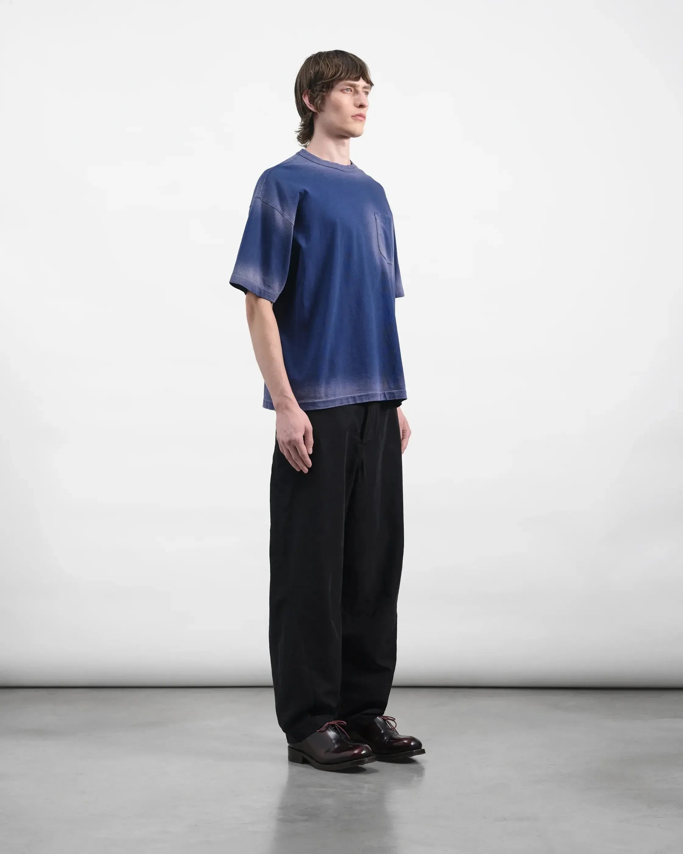 Twisted Seam Jean Gmt Dye Tencel Linen - Black-YMC-W2 Store