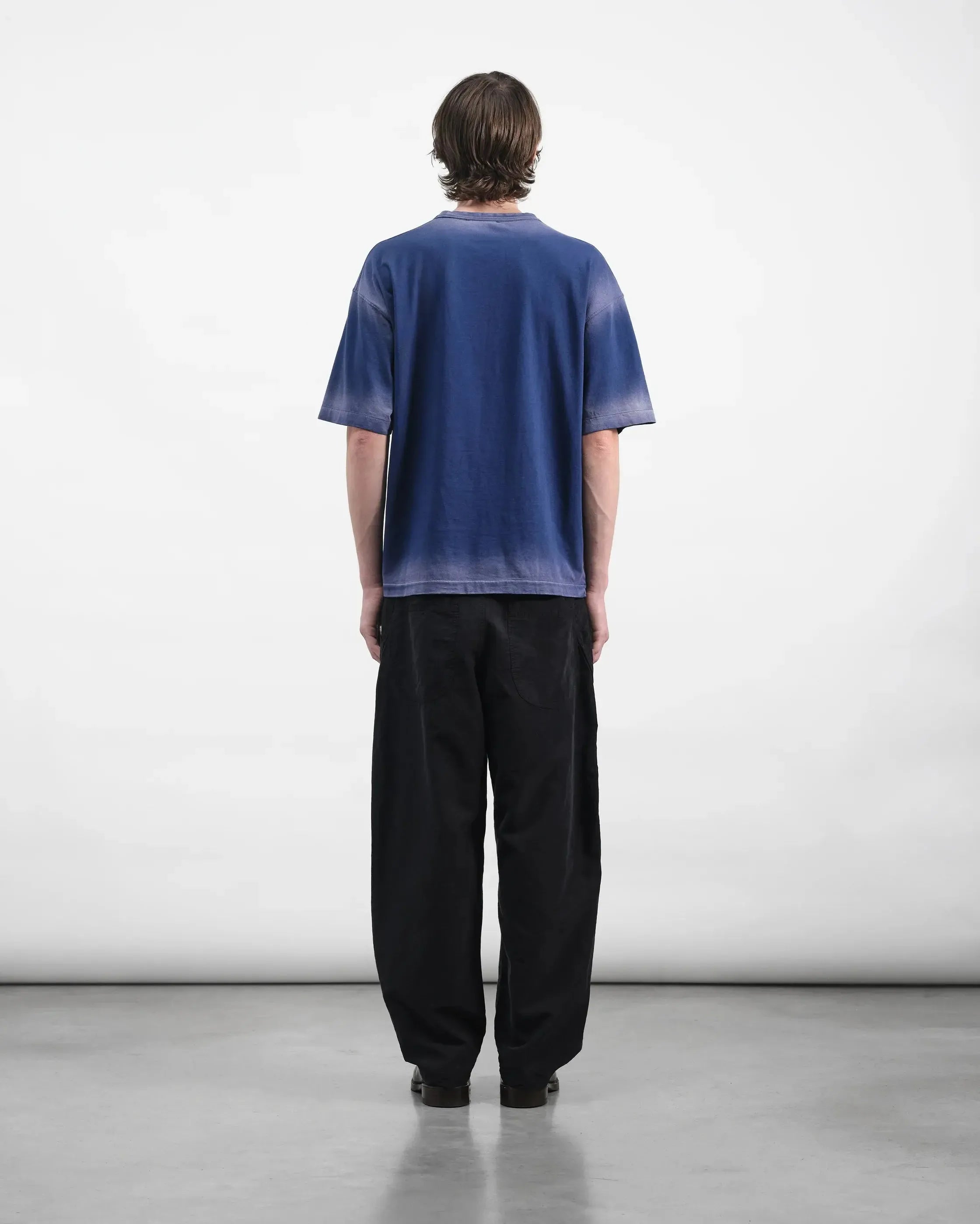 Twisted Seam Jean Gmt Dye Tencel Linen - Black-YMC-W2 Store