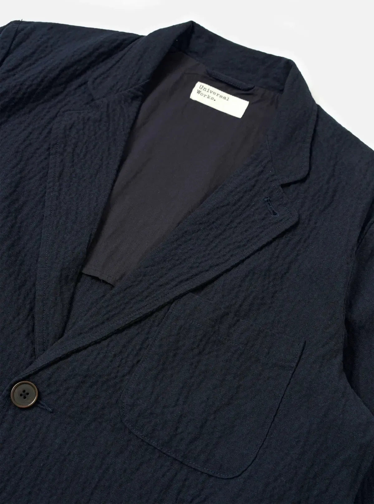 Two Button Jacket Ospina Cotton - Dark Navy-Universal Works-W2 Store
