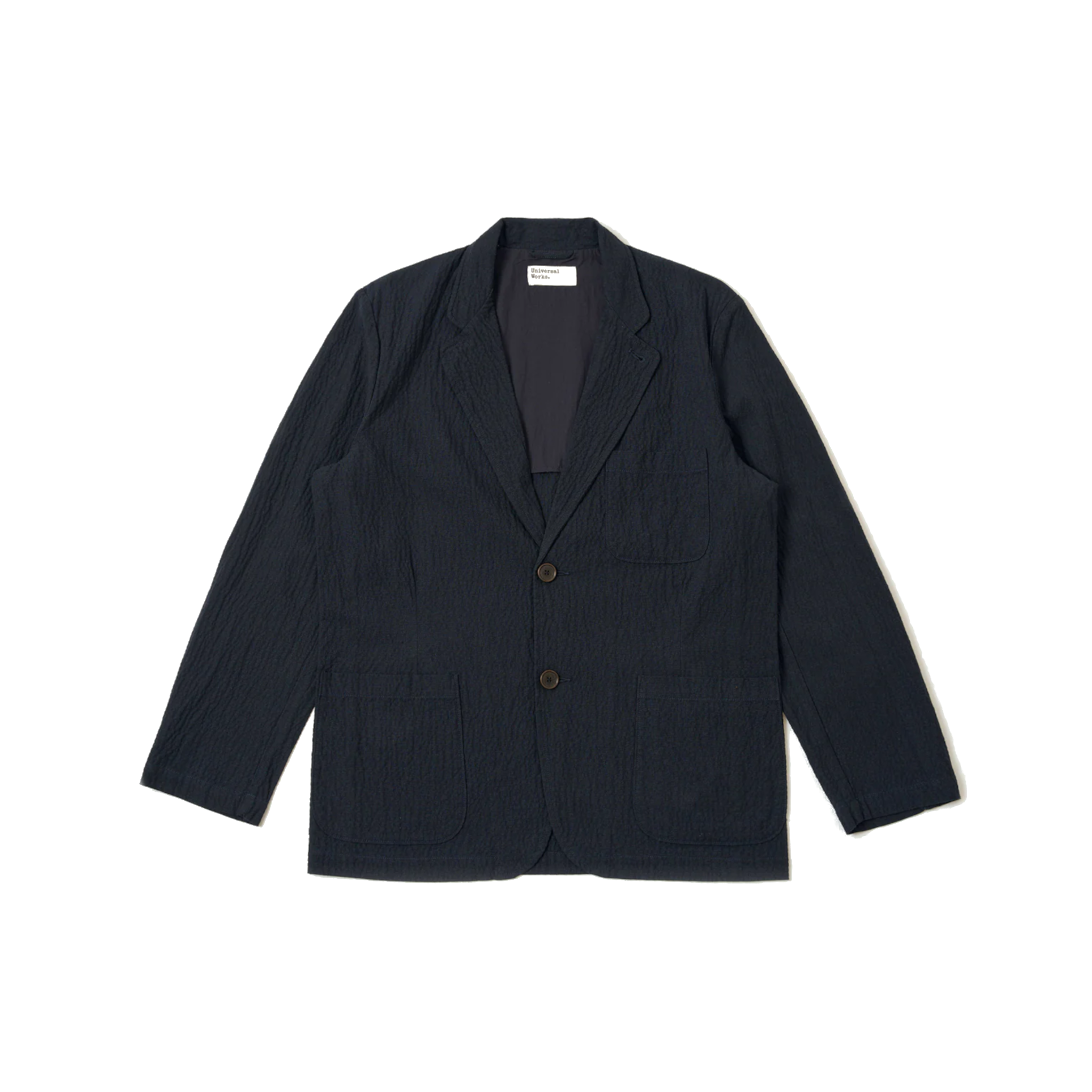 Two Button Jacket Ospina Cotton - Dark Navy-Universal Works-W2 Store