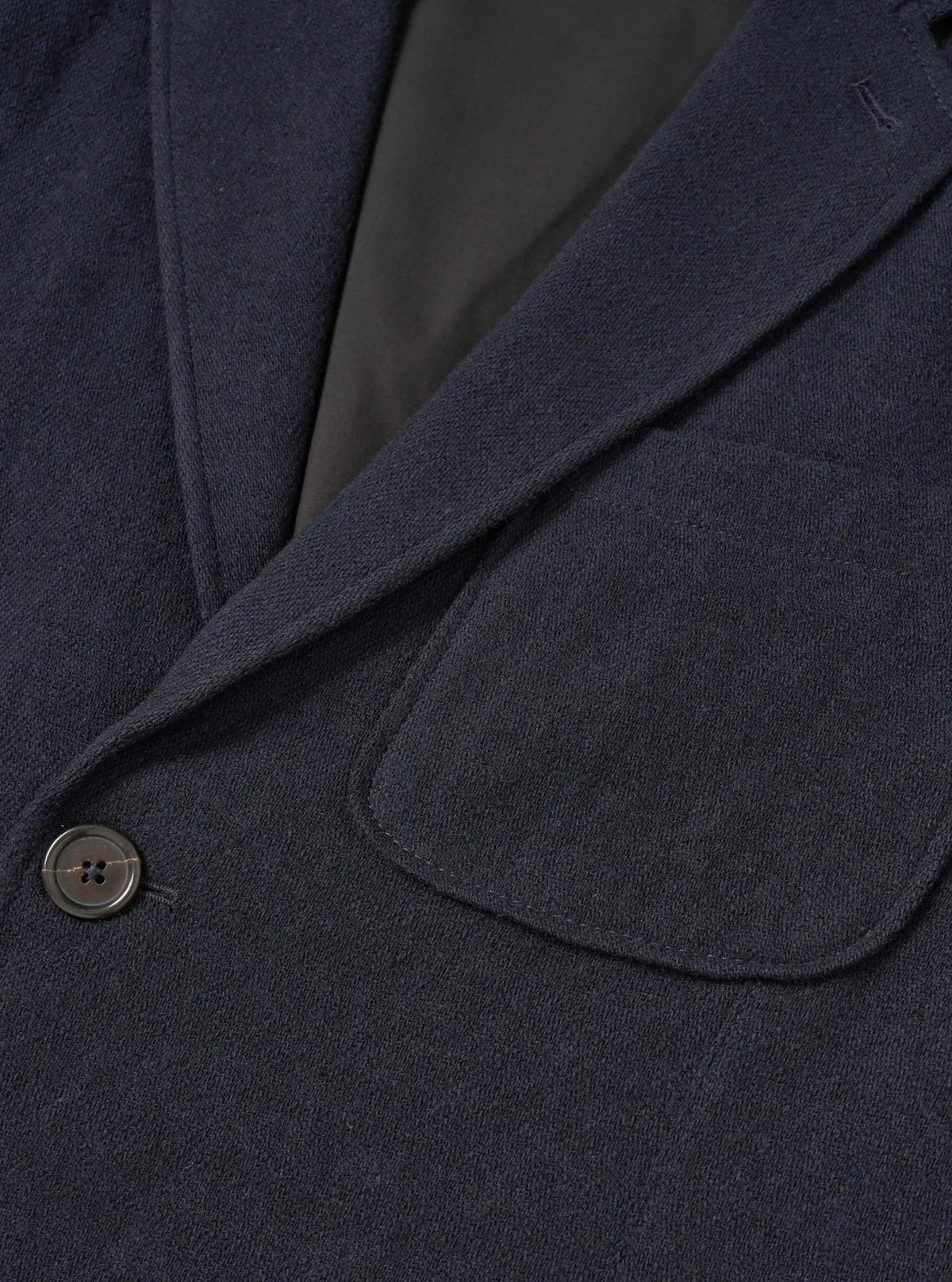 Two Button Jacket Robin Wool Mix Dark Navy-Universal Works-W2 Store