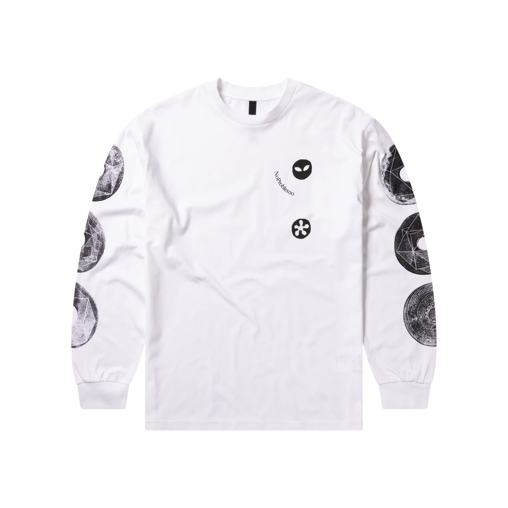 Dropa Long Sleeve T-Shirt - White