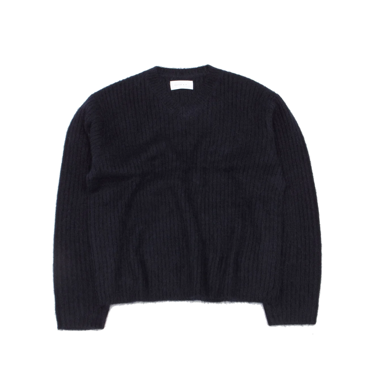 V-Neck Kid Mohair - Midnight