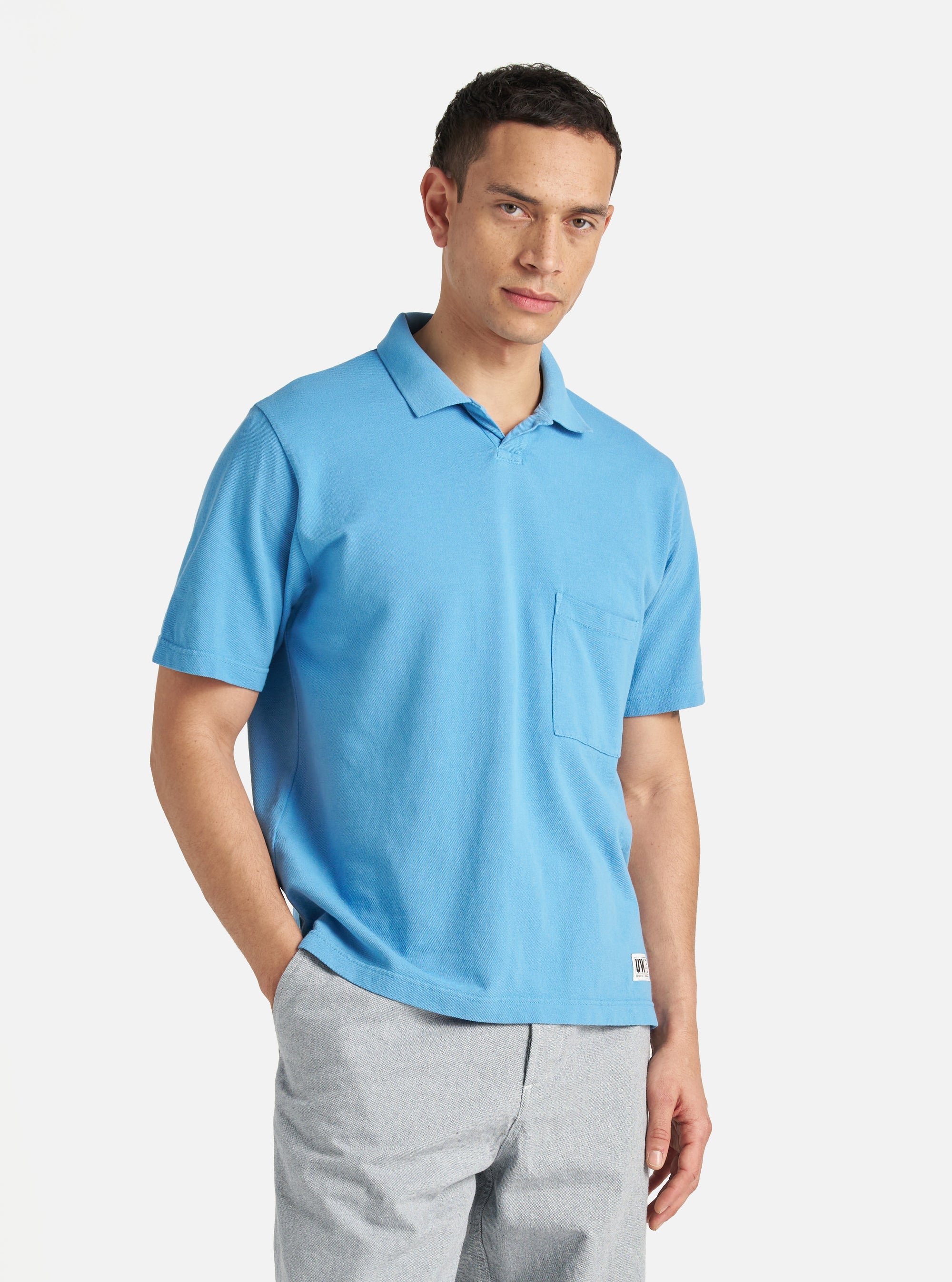 Vacation Polo Piquet - Summer Blue-Universal Works-W2 Store