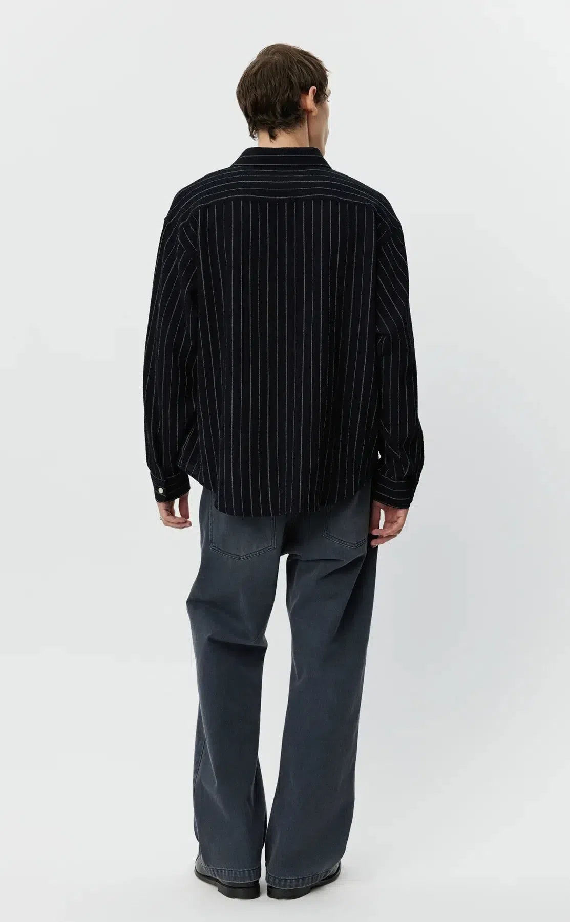 Vacation Shirt - Black Textured Stripe-mfpen-W2 Store