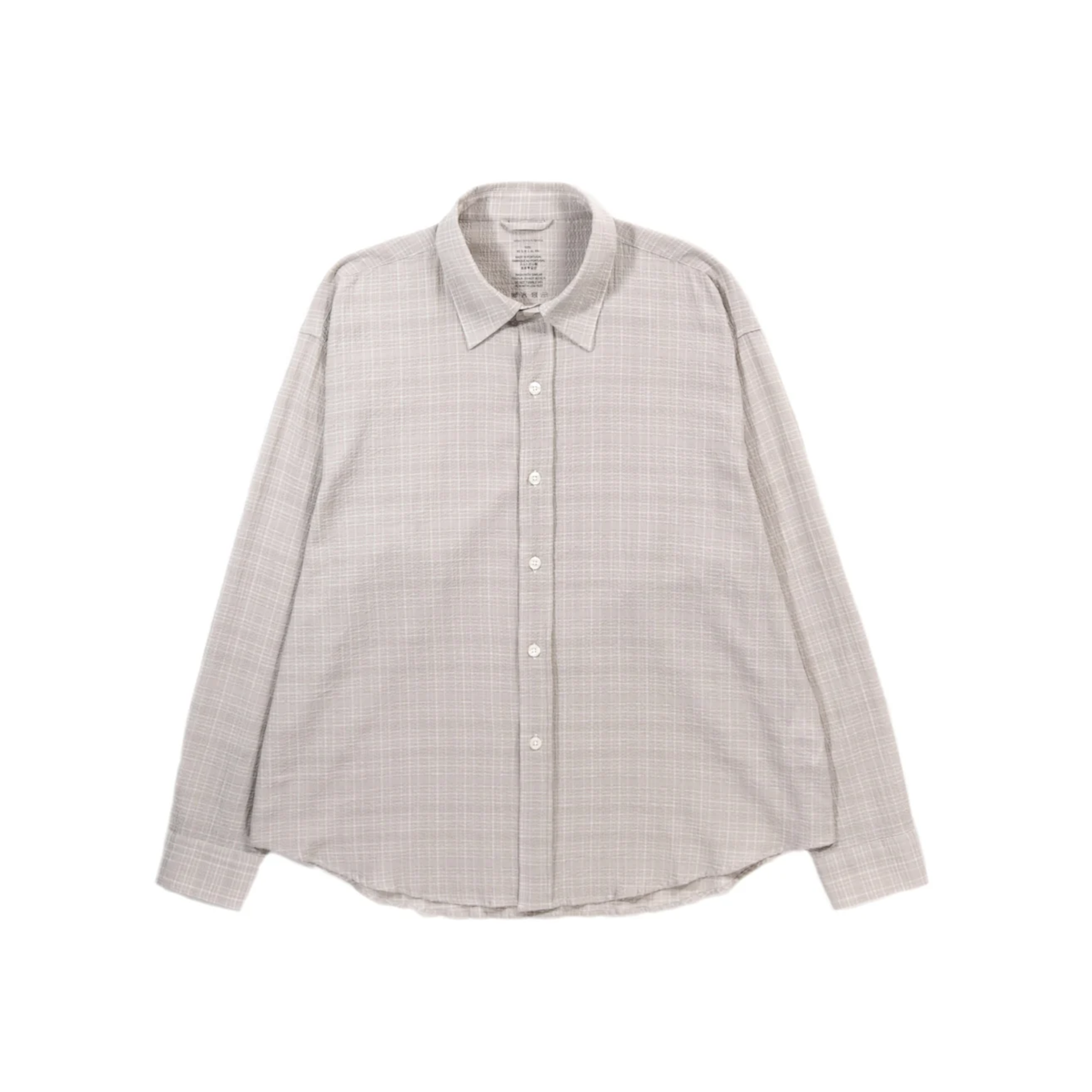 Vacation Shirt - Chalk Seersucker Check-mfpen-W2 Store
