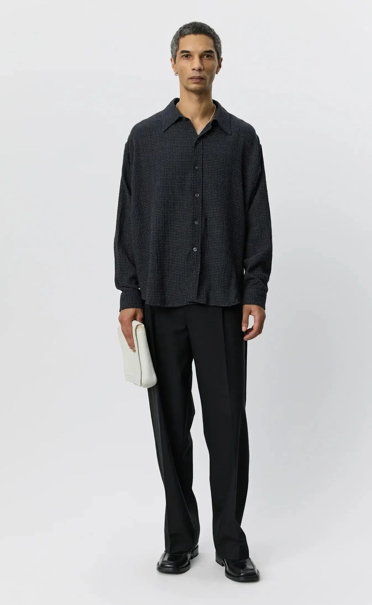 Vacation Shirt - Midnight Check-mfpen-W2 Store