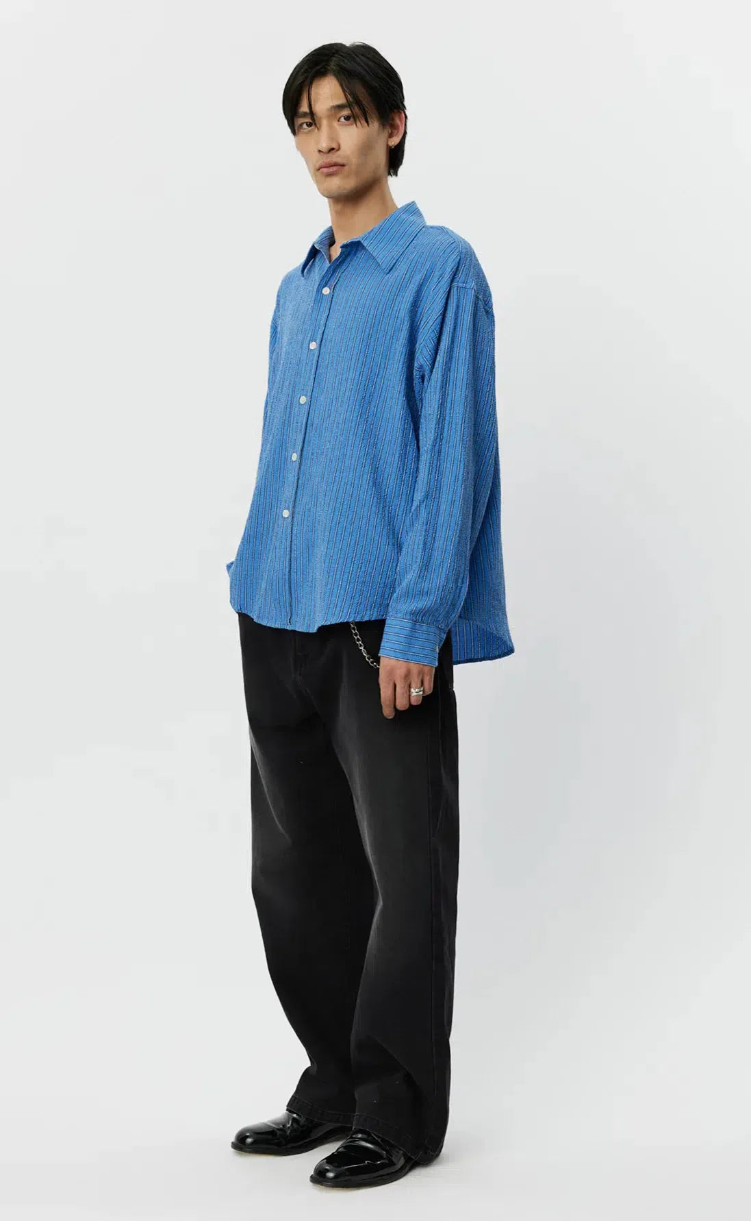 Vacation Shirt - Textured Business Stripe-mfpen-W2 Store
