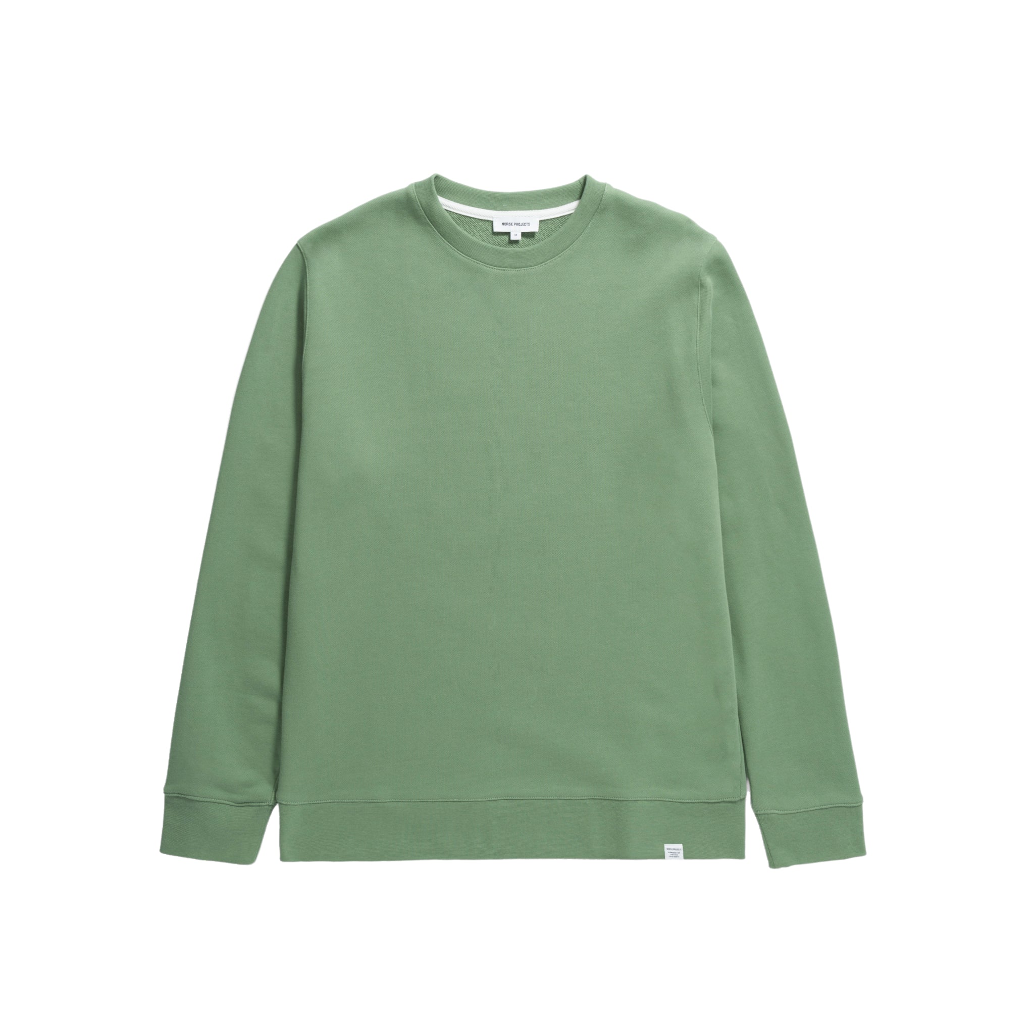 Vagn Slim Organic Sweatshirt - Linden Green-Norse Projects-W2 Store