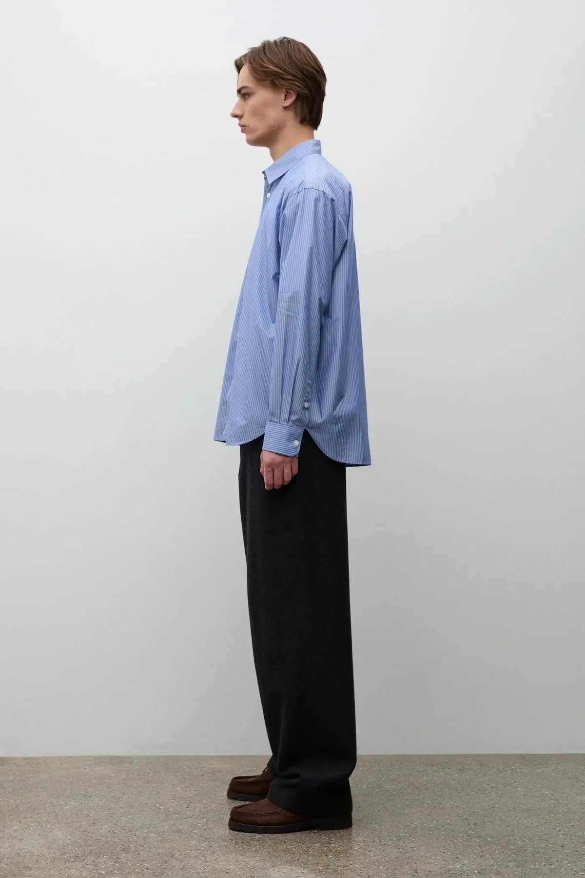 Vivestad Wool Wide Chino - Charcoal Grey-Norse Projects-W2 Store