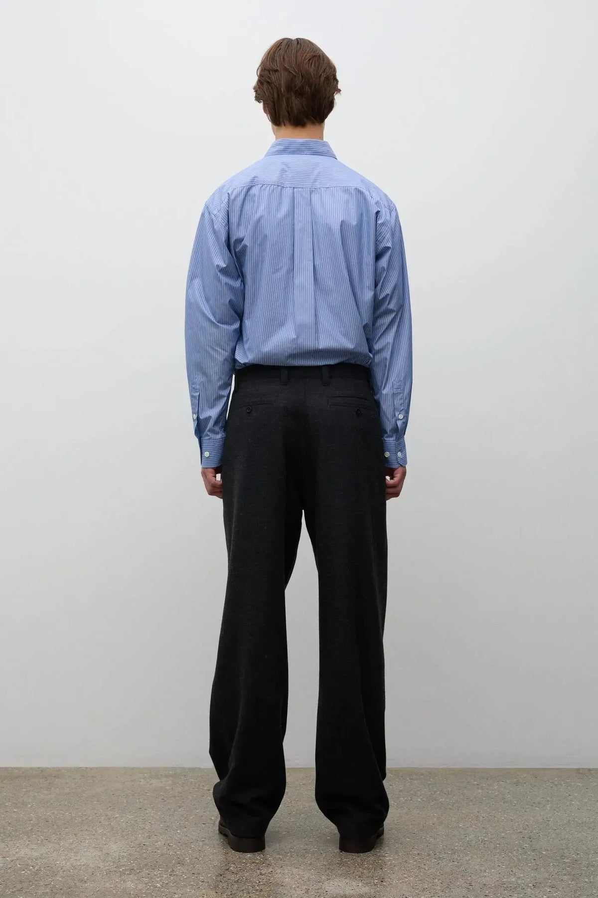 Vivestad Wool Wide Chino - Charcoal Grey-Norse Projects-W2 Store