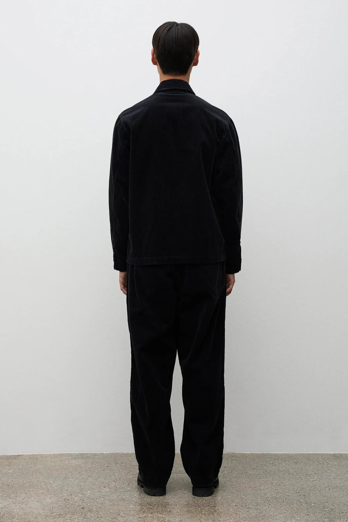 Volda Pleated Wide Wale Corduroy Trouser - Dark Navy-Norse Projects-W2 Store