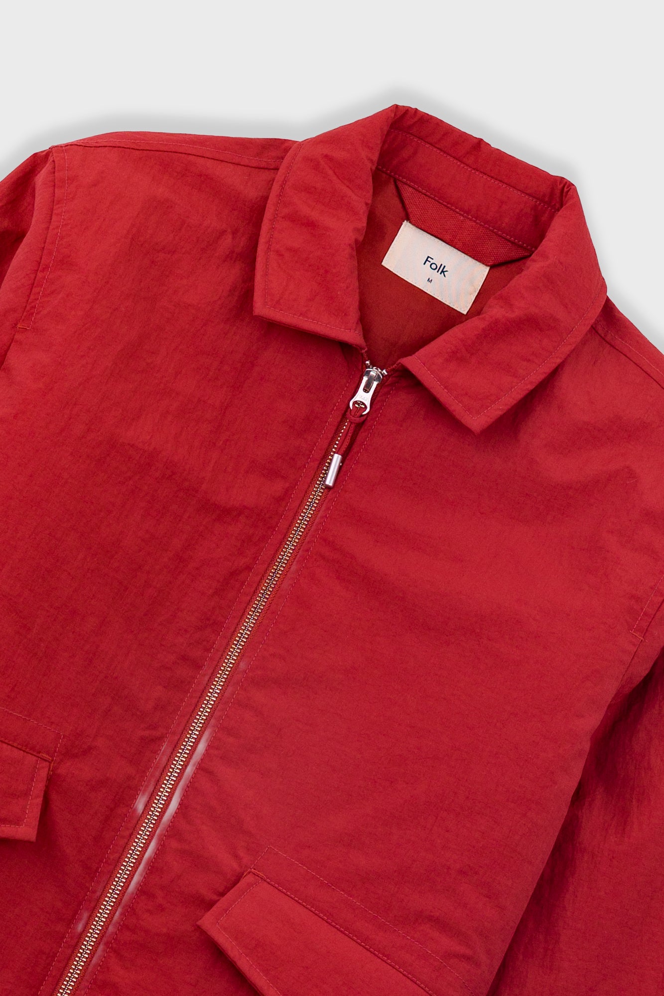 Wadded Bomber - Crimson Ripstop Nylon-Folk-W2 Store