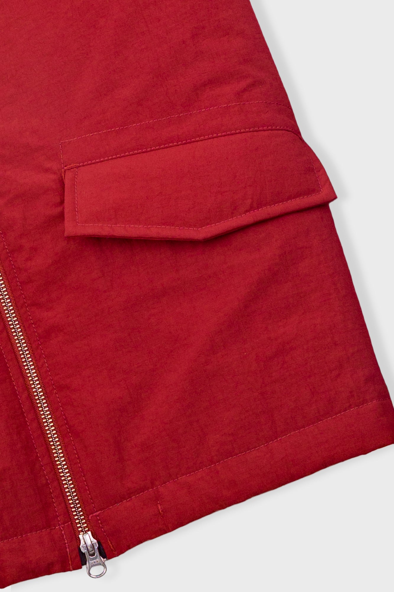 Wadded Bomber - Crimson Ripstop Nylon-Folk-W2 Store