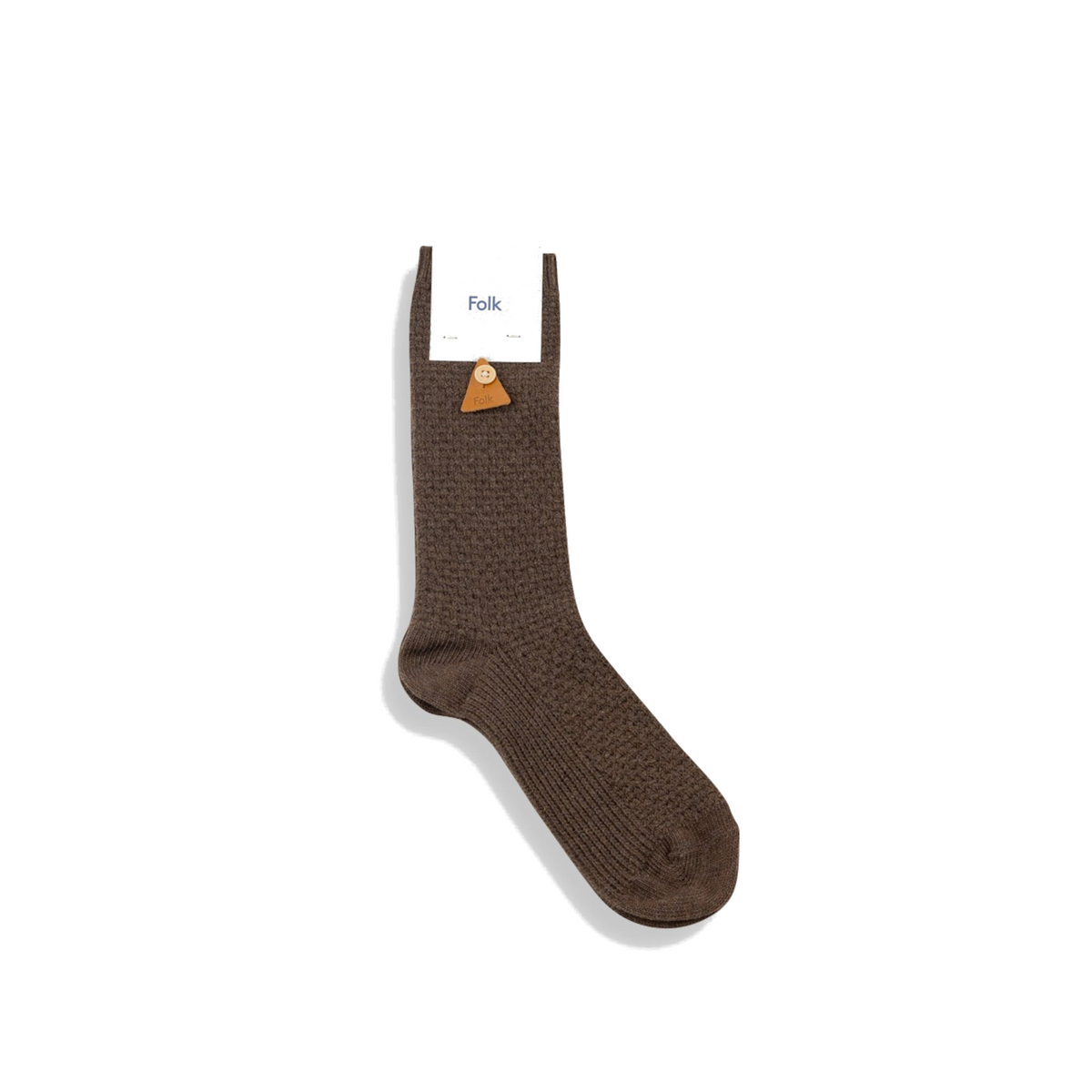 Waffle Sock - Espresso-Folk-W2 Store