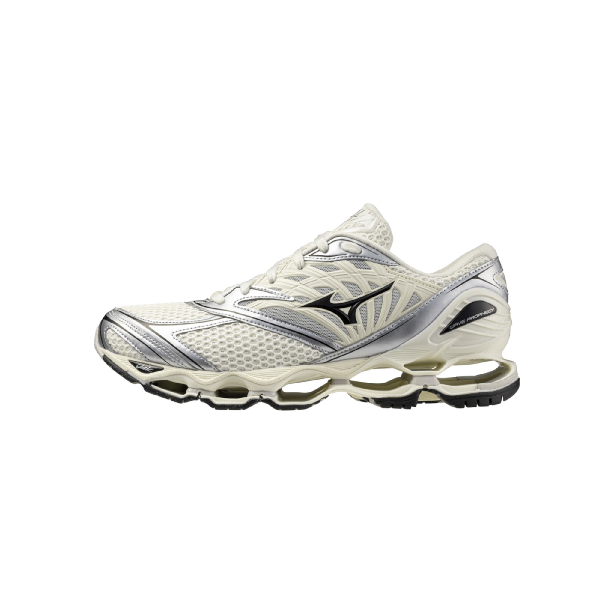 Wave Prophecy Ls - Pristine/Black/Silver-Mizuno Sportstyle-W2 Store