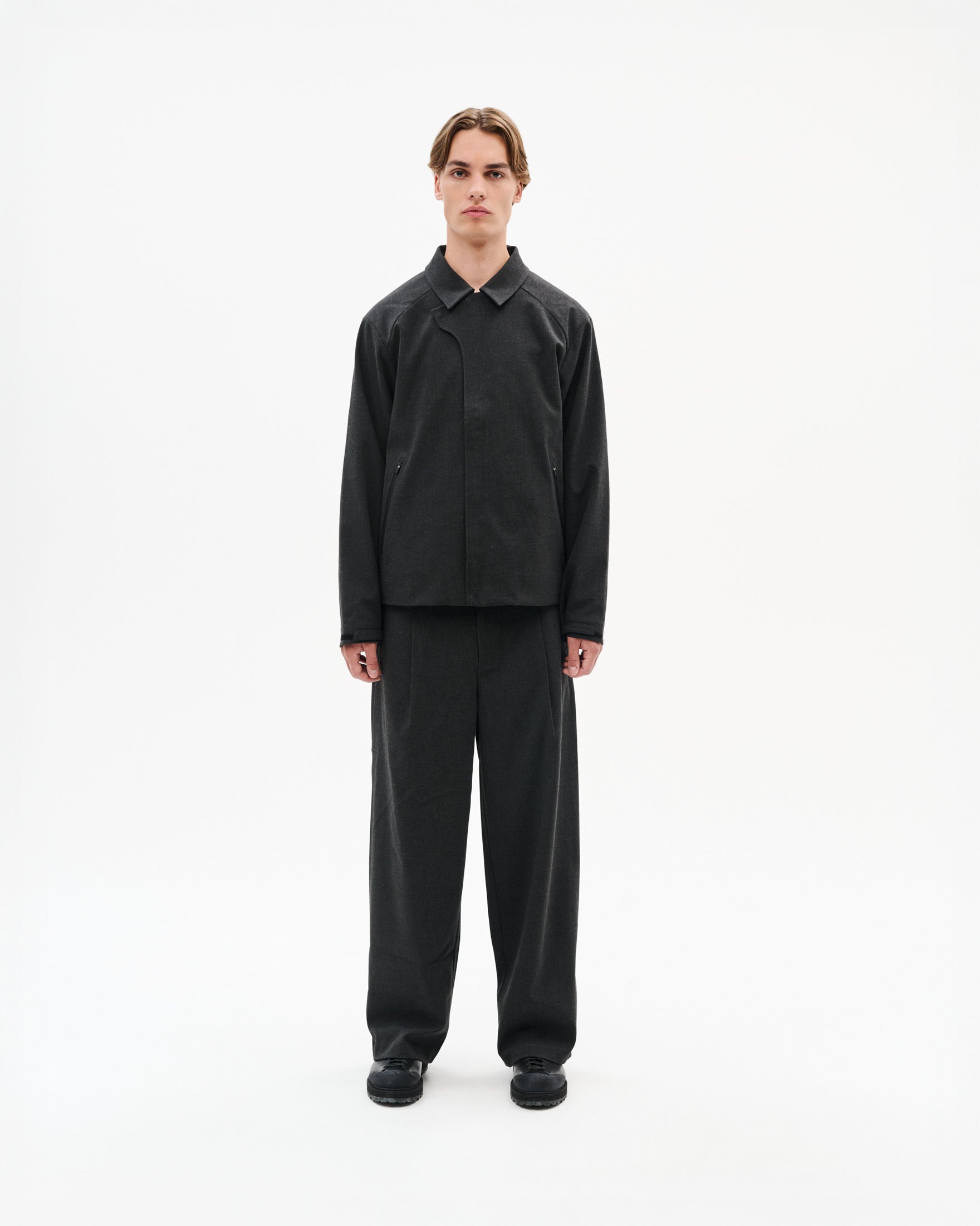 Waypoint Texture Jacket - Dark Grey-Hiking Patrol-W2 Store