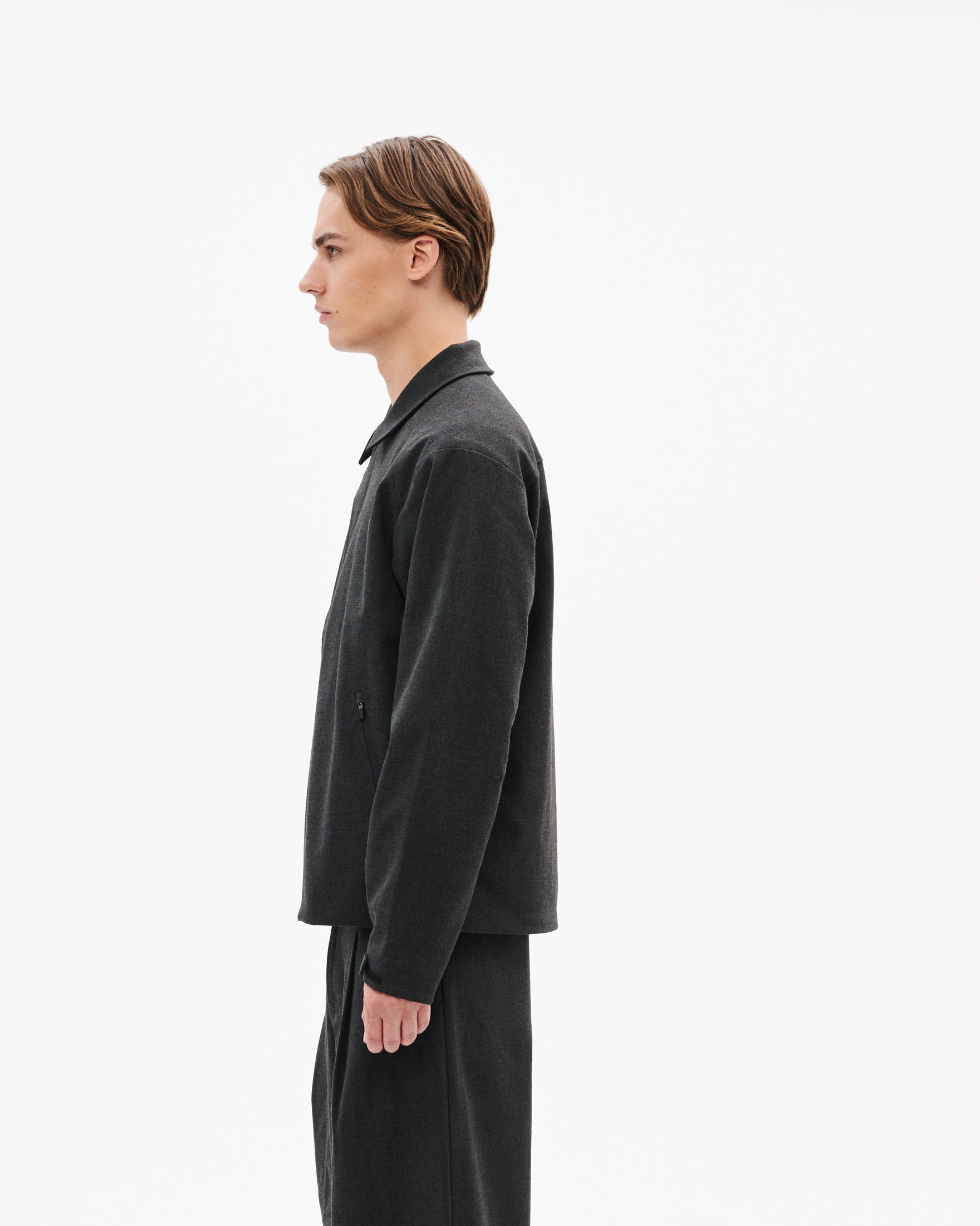 Waypoint Texture Jacket - Dark Grey-Hiking Patrol-W2 Store