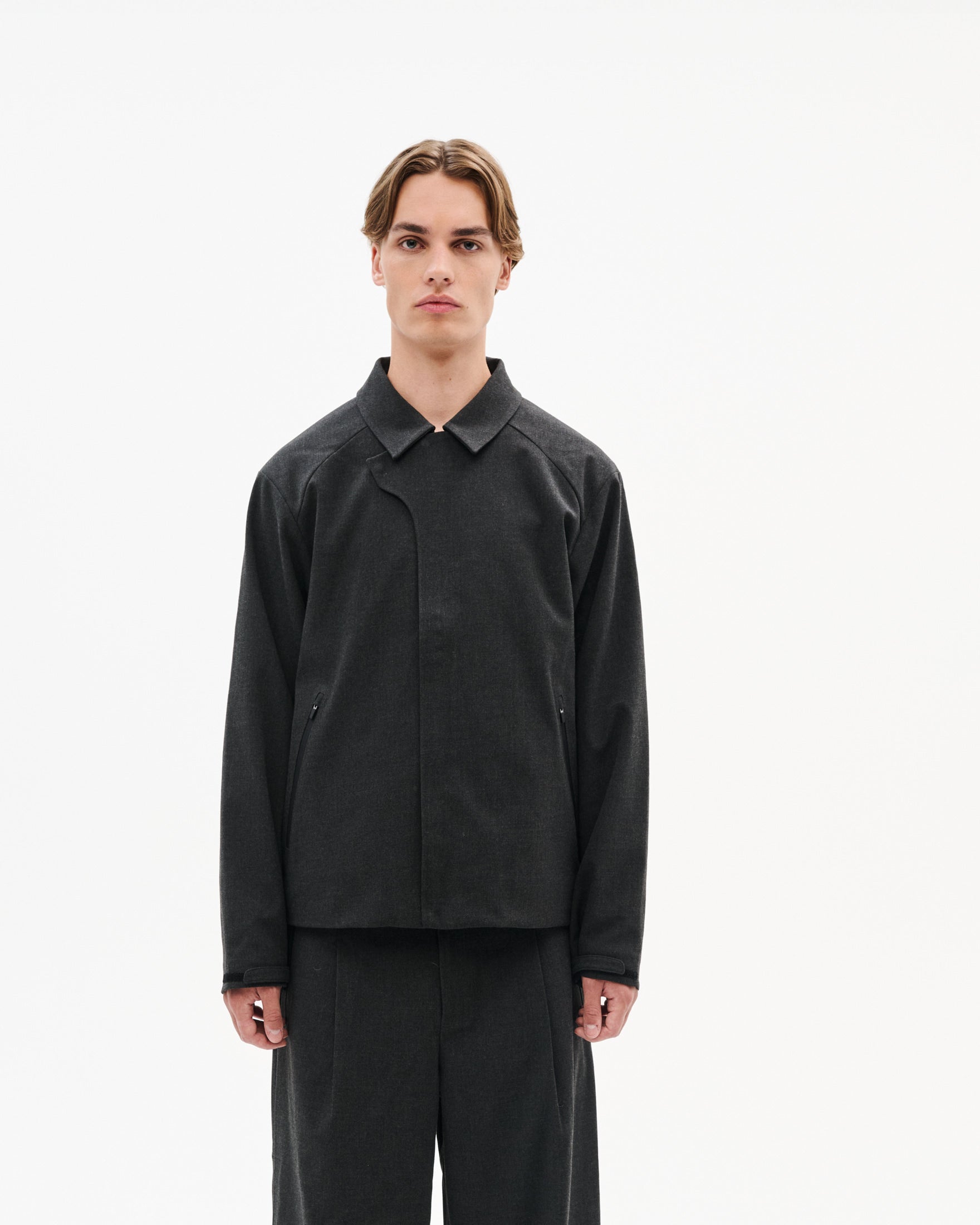 Waypoint Texture Jacket - Dark Grey-Hiking Patrol-W2 Store