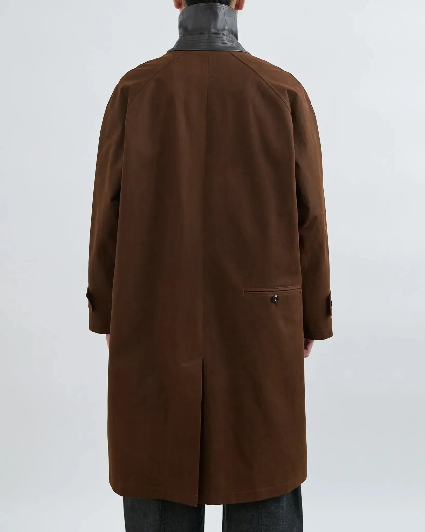 Westminster Overcoat Double Dyed Canvas - Dark Brown-Sage Nation-W2 Store