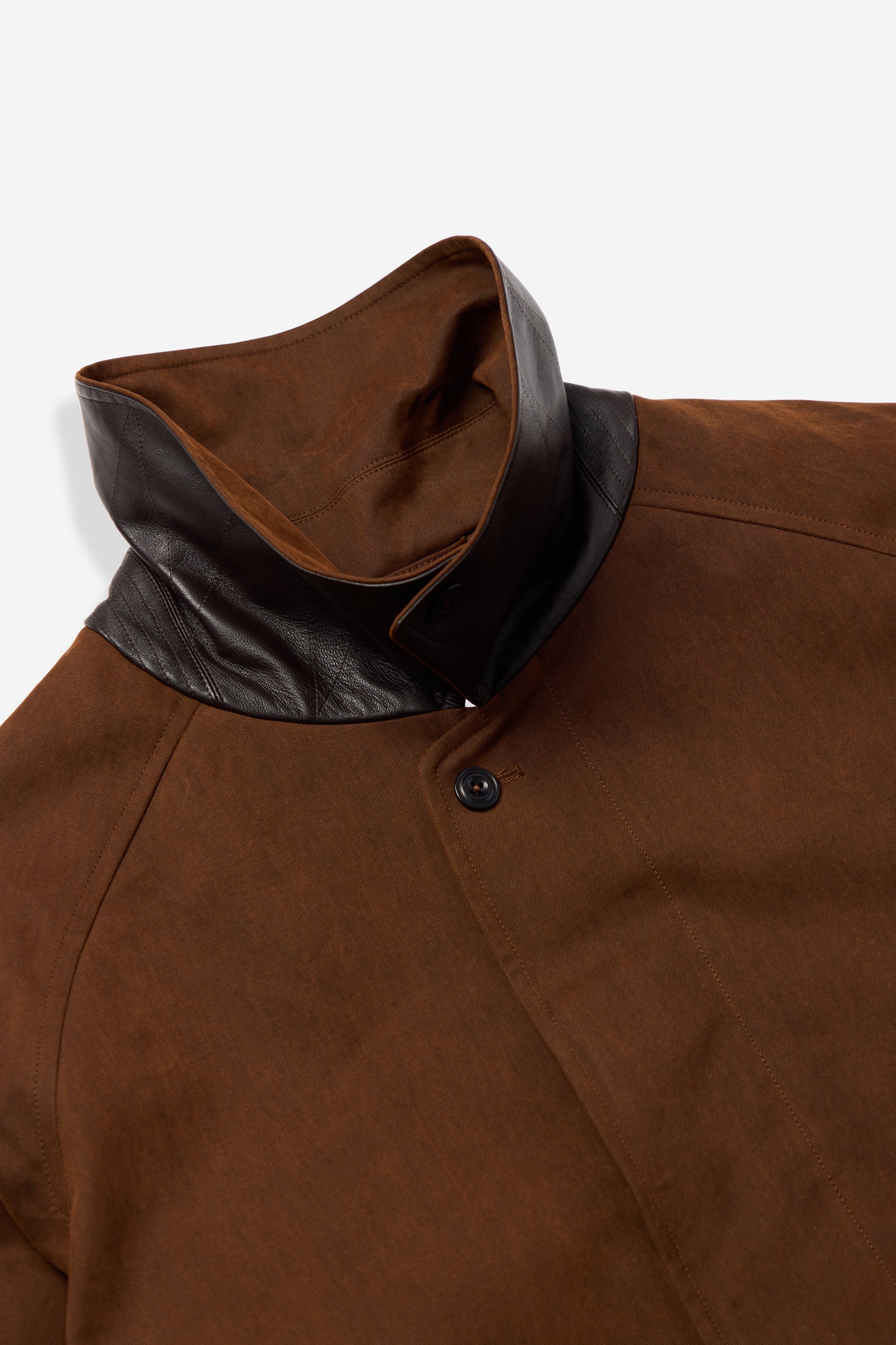 Westminster Overcoat Double Dyed Canvas - Dark Brown-Sage Nation-W2 Store